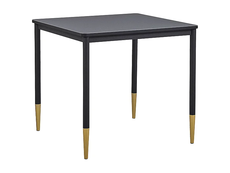 Eettafel SHALFORD Zwart 80 cm 80 cm