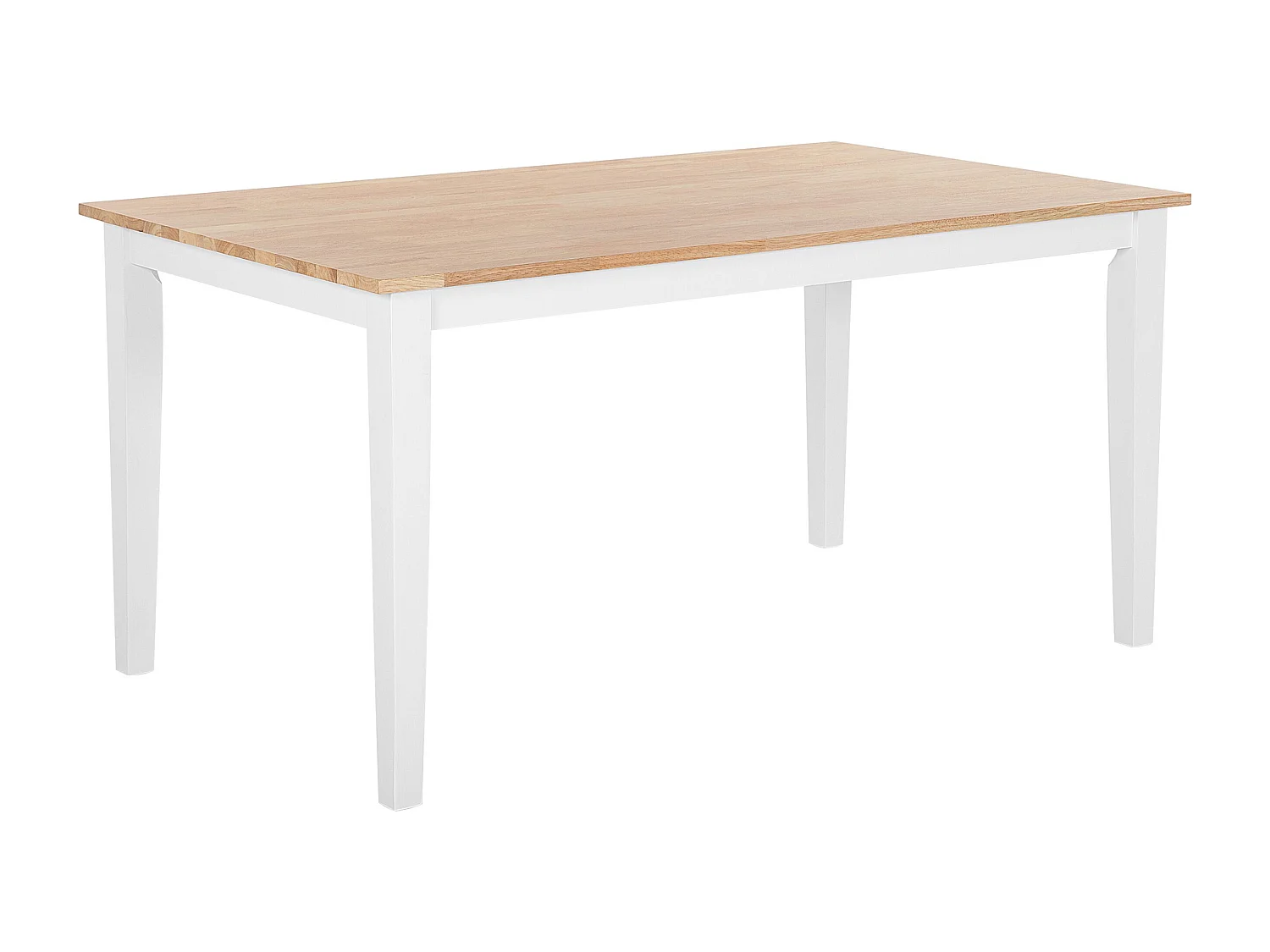 Table de repas GEORGIA Blanc 150 cm 90 cm Bois
