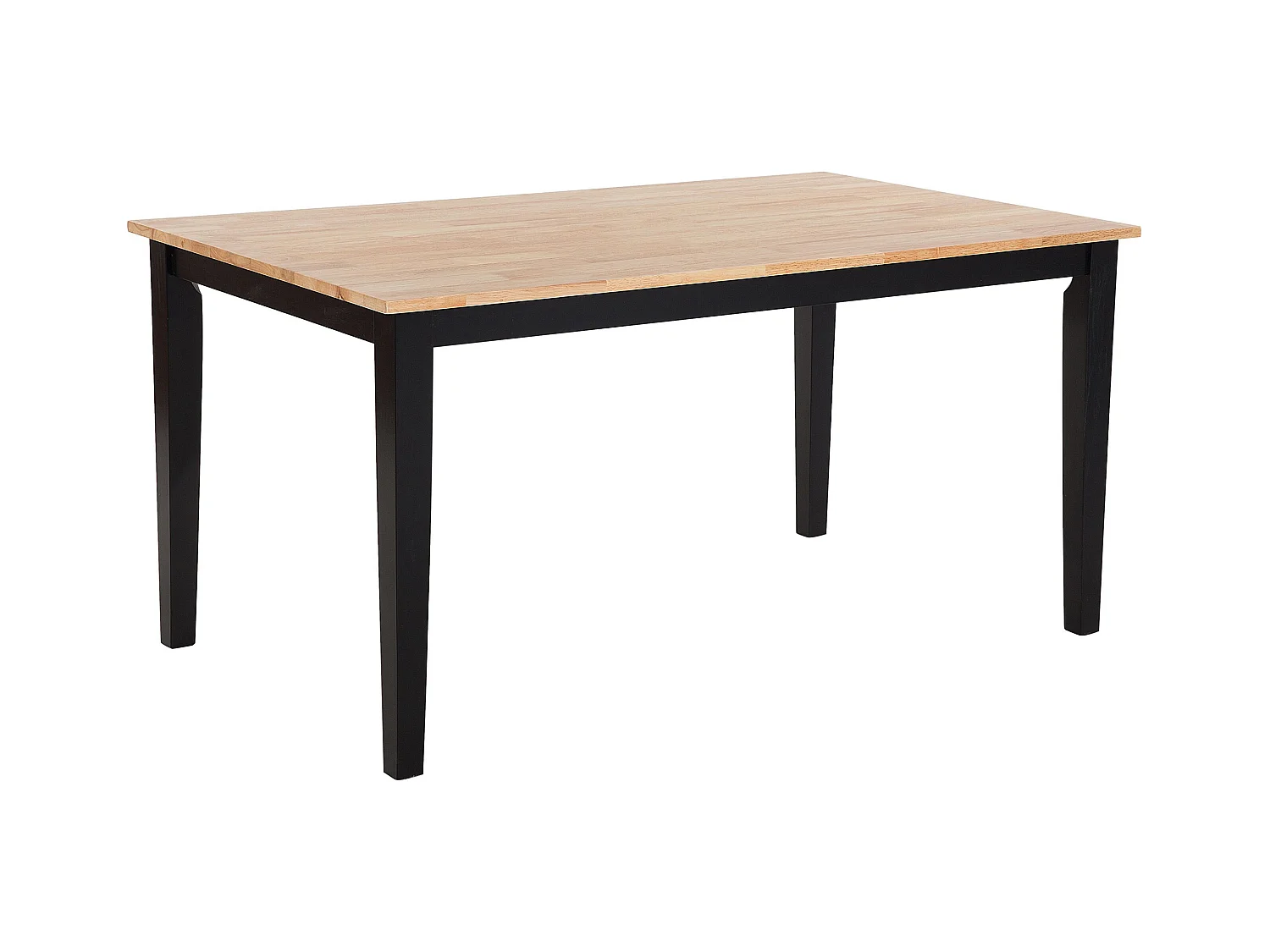 Table de repas GEORGIA Noir 150 cm 90 cm Bois