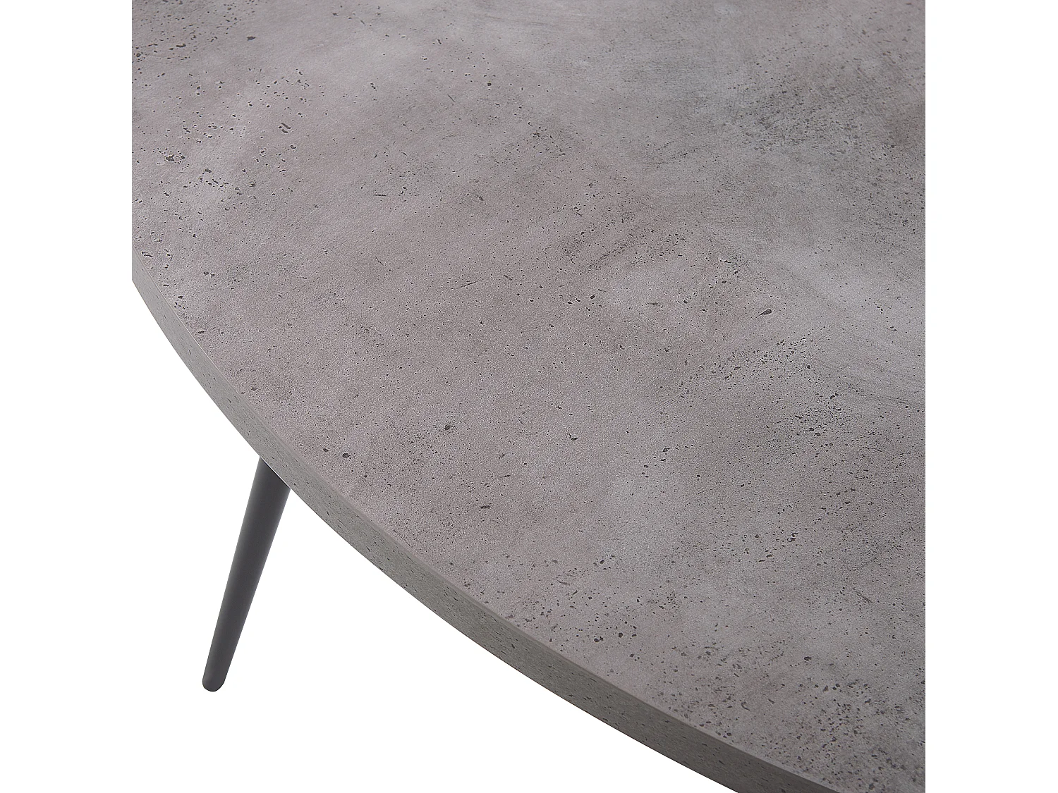 Mesa de comedor ODEON Gris efecto hormigón 120 cm 120 cm