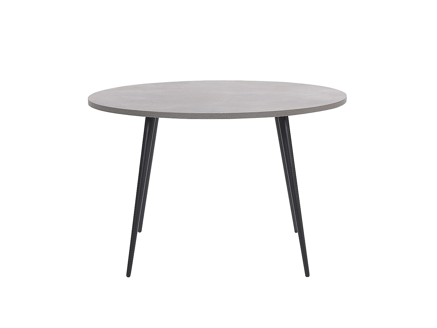 Mesa de jantar ODEON Efeito de betão cinzento 120 cm 120 cm