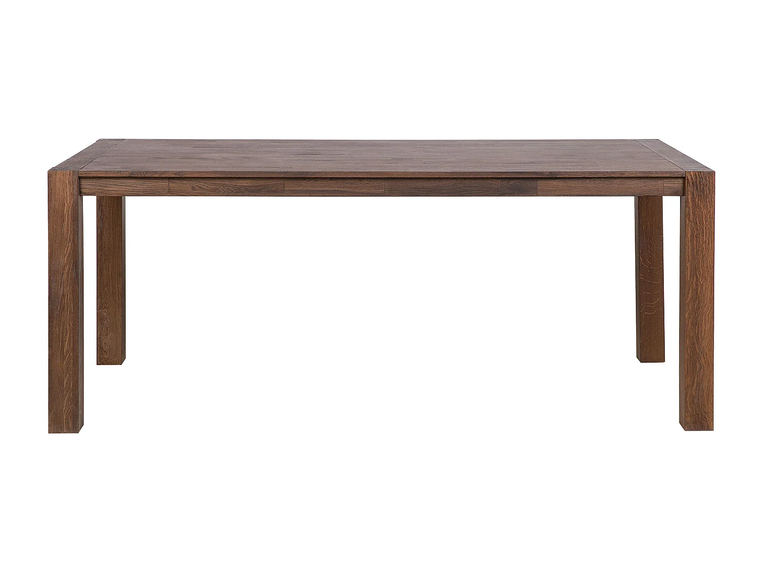 Moderner Esszimmertisch Eichenholz dunkelbraun 150 x 85 cm Natura