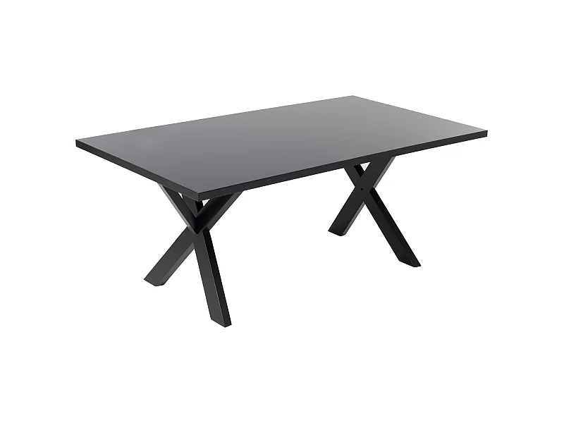 Tavolo da pranzo LISALA Nero 180 cm 100 cm