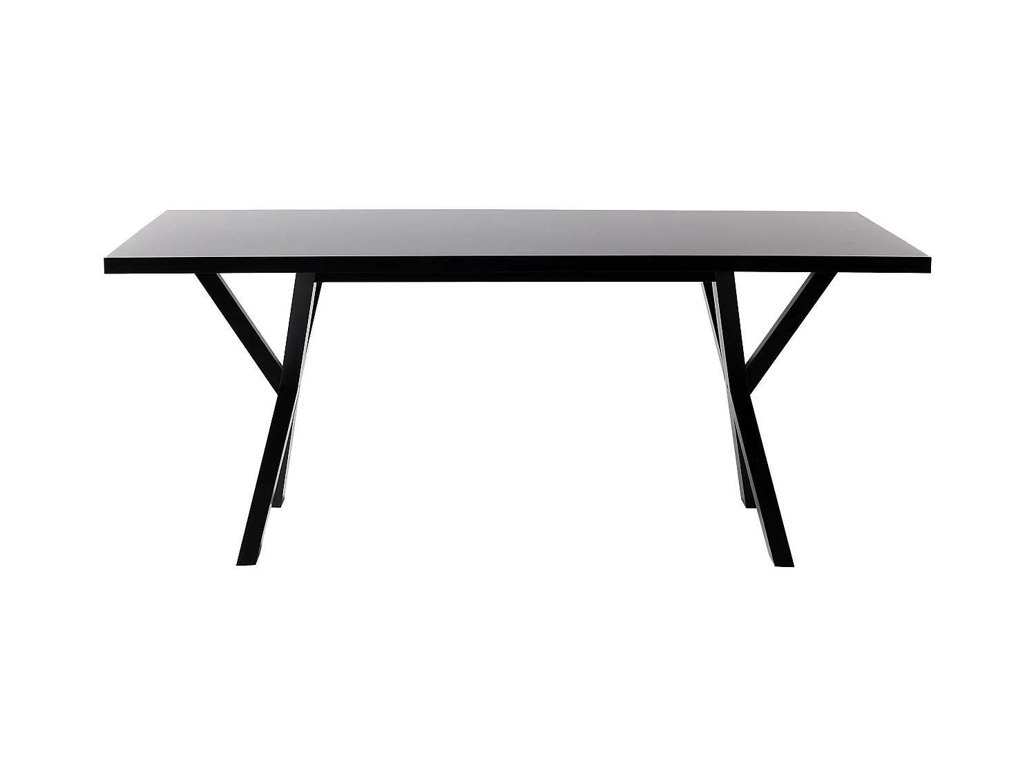 Table de repas LISALA Noir 180 cm 100 cm