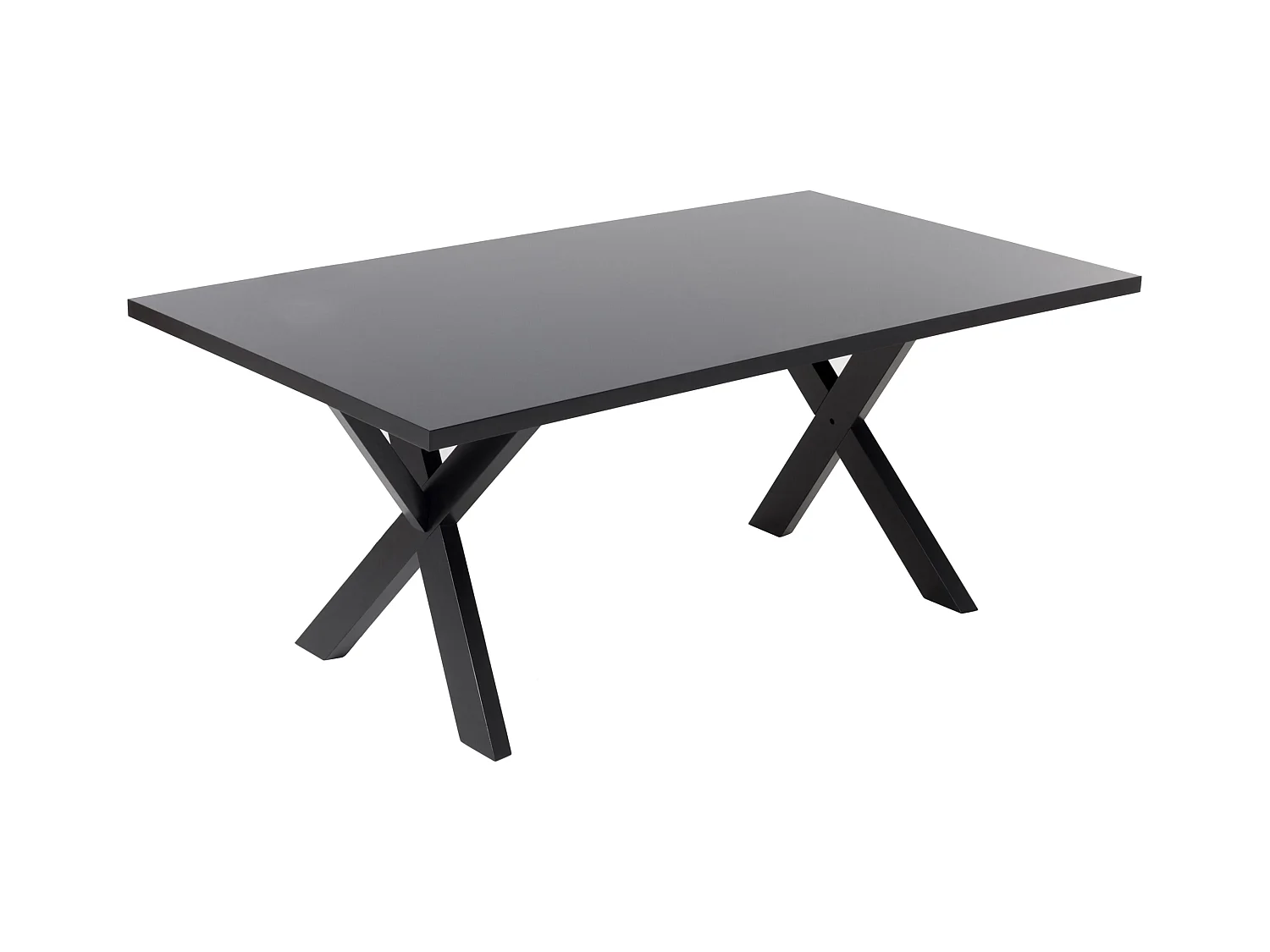 Table de repas LISALA Noir 180 cm 100 cm