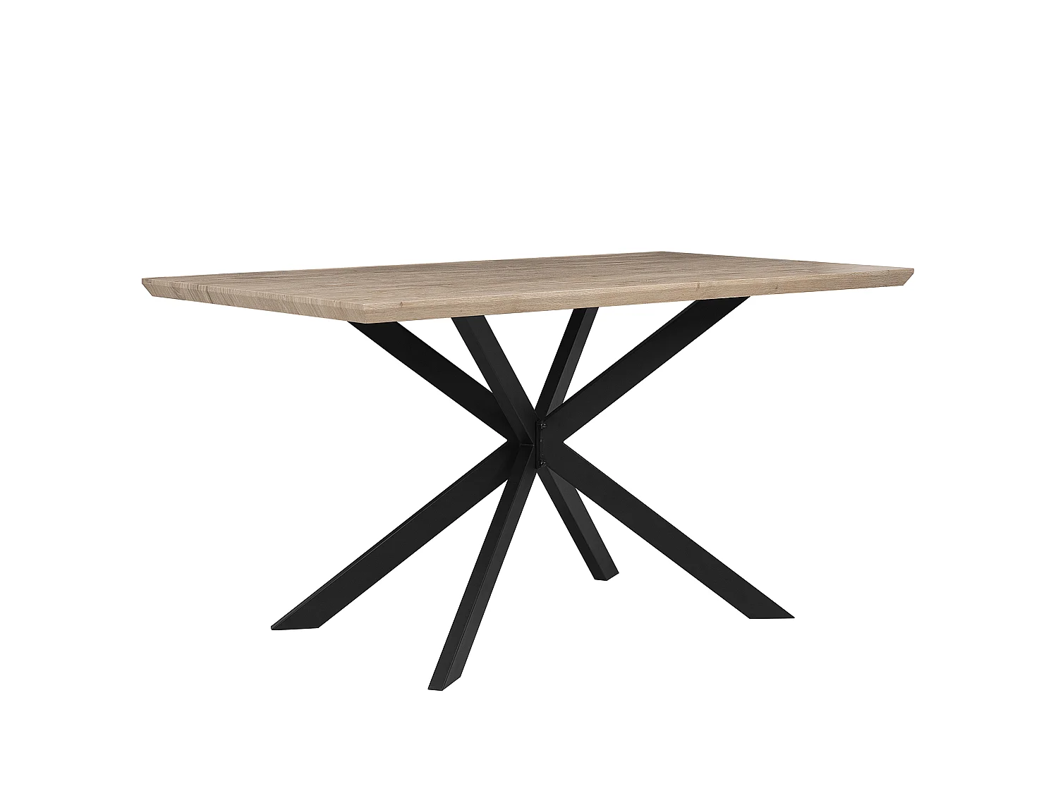 Table de repas SPECTRA Marron clair 140 cm 80 cm
