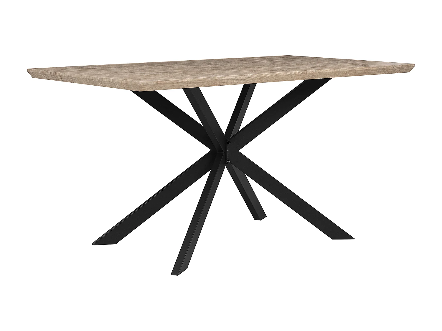 Eettafel SPECTRA Lichtbruin 140 cm 80 cm