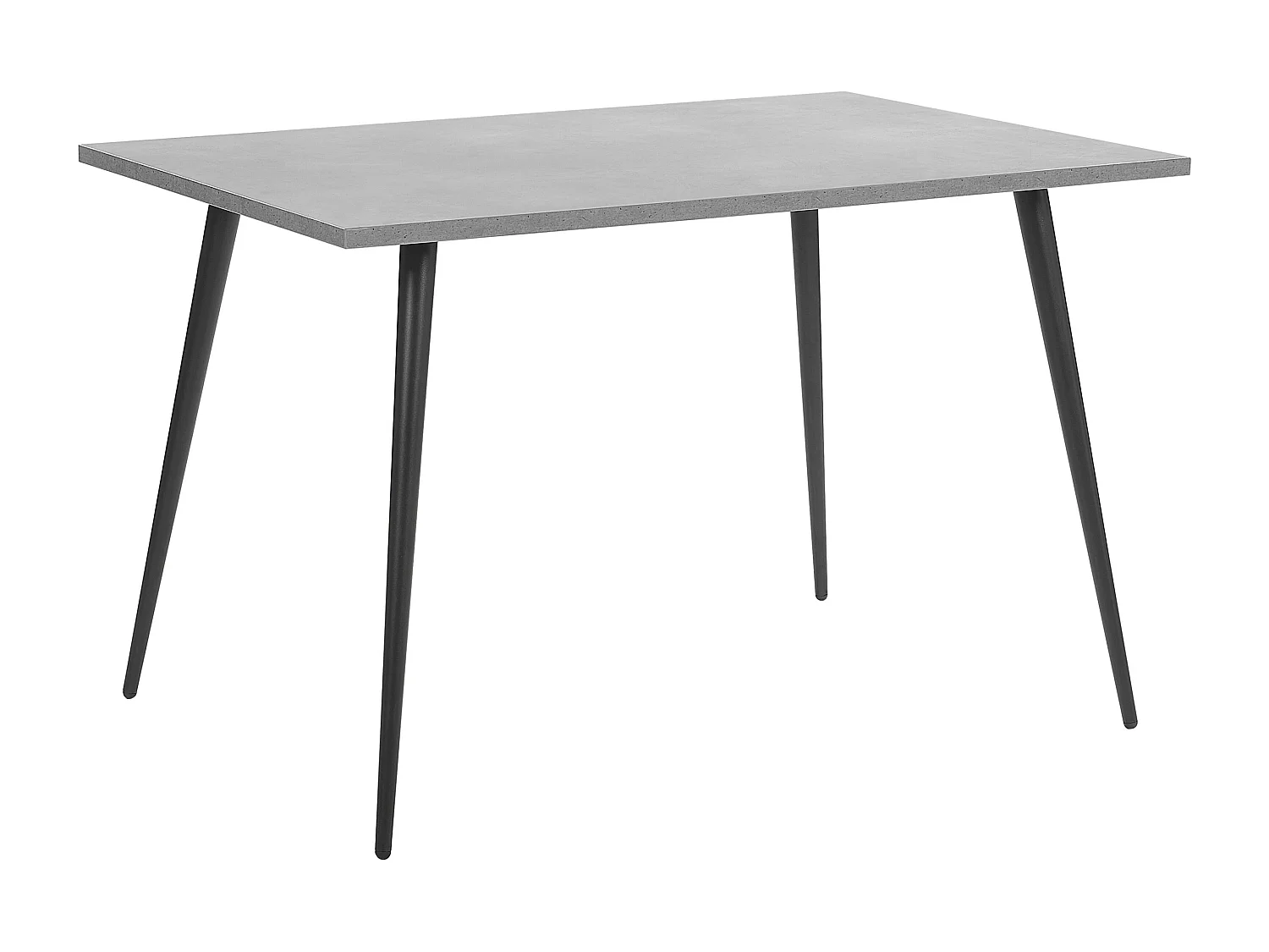 Eettafel SANTIAGO Grijs beton-effect 120 cm 80 cm