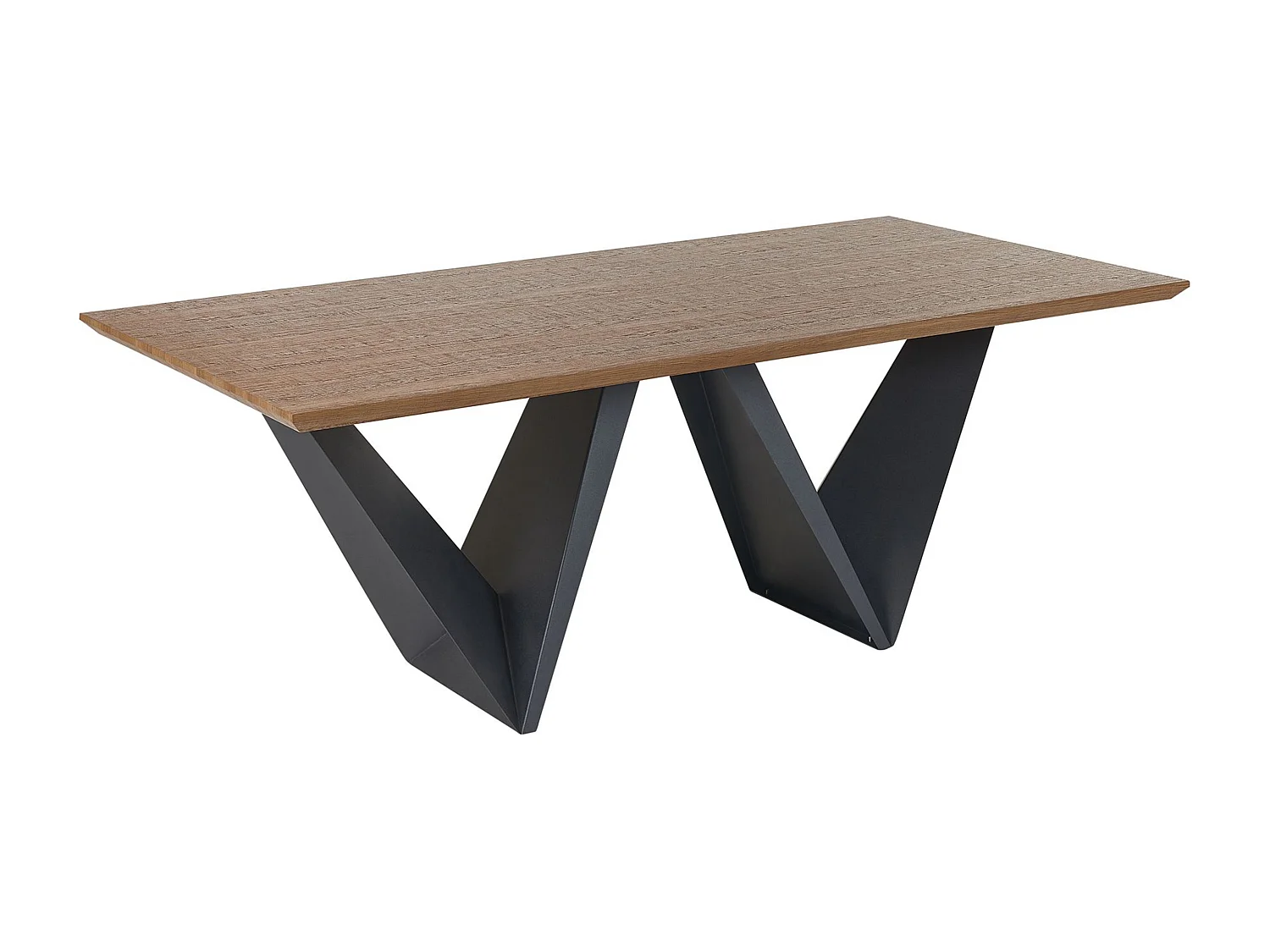 Table de repas SINTRA Marron foncé 200 cm 100 cm