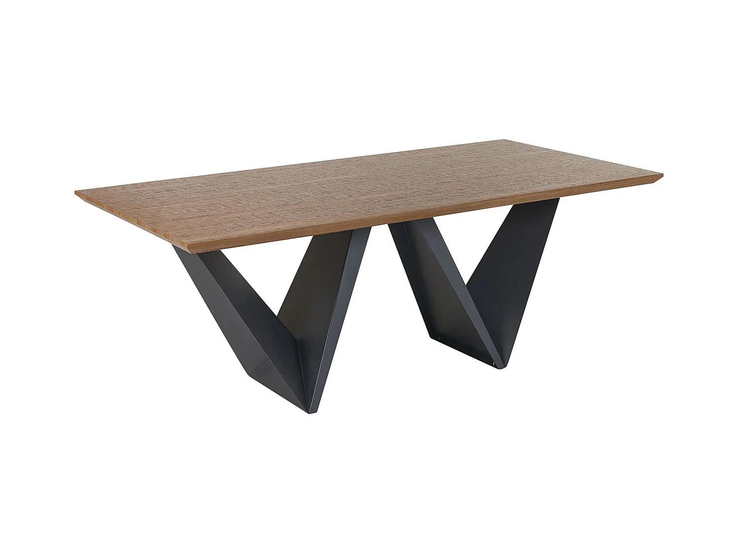 Table de repas SINTRA Marron foncé 200 cm 100 cm