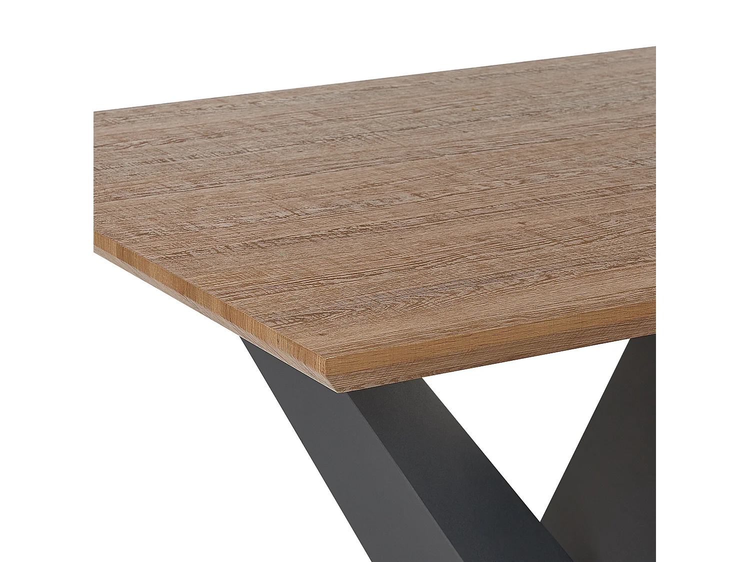 Table de repas SINTRA Marron foncé 200 cm 100 cm