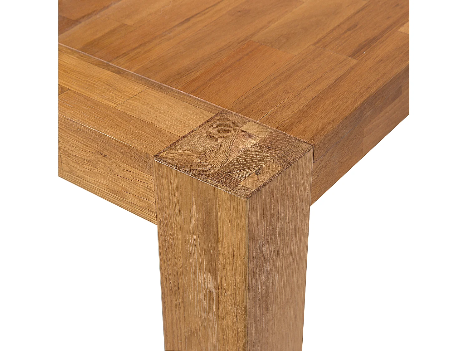 Eettafel NATURA Lichtbruin 180 cm 85 cm Eikenhout
