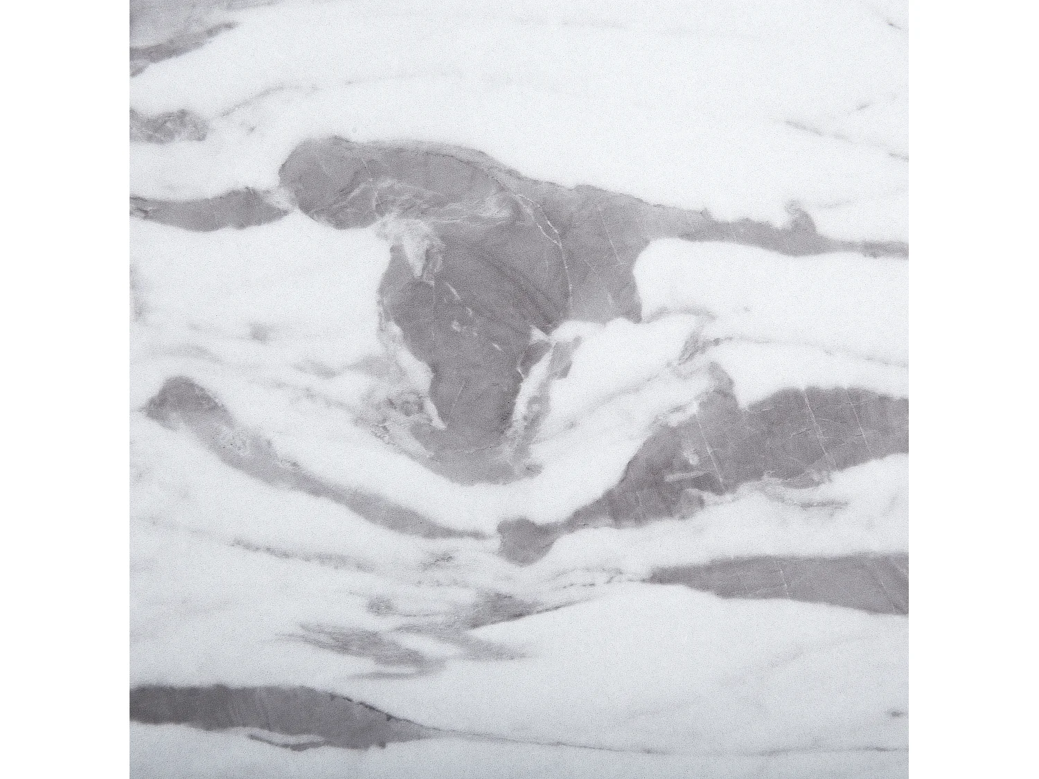 Eleganter Esstisch Marmoroptik 110 cm rund modern Mosby