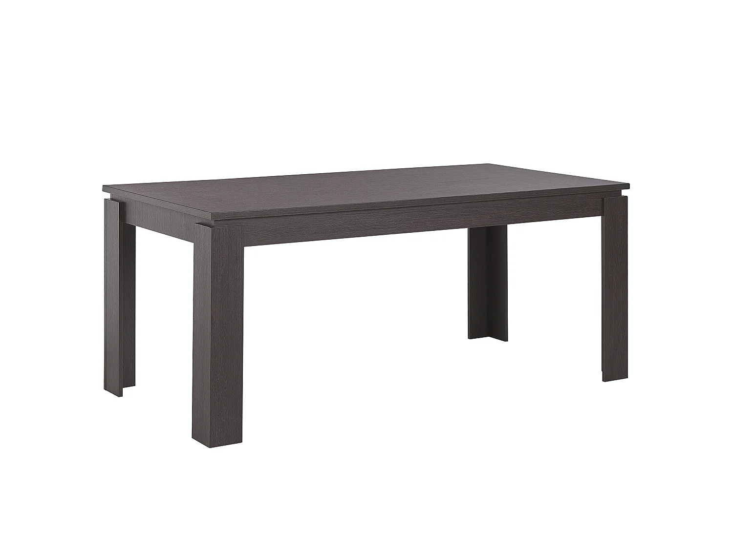 Praktischer Esszimmertisch dunkler Holzfarbton 180x90x78 cm für 6 Personen Viton