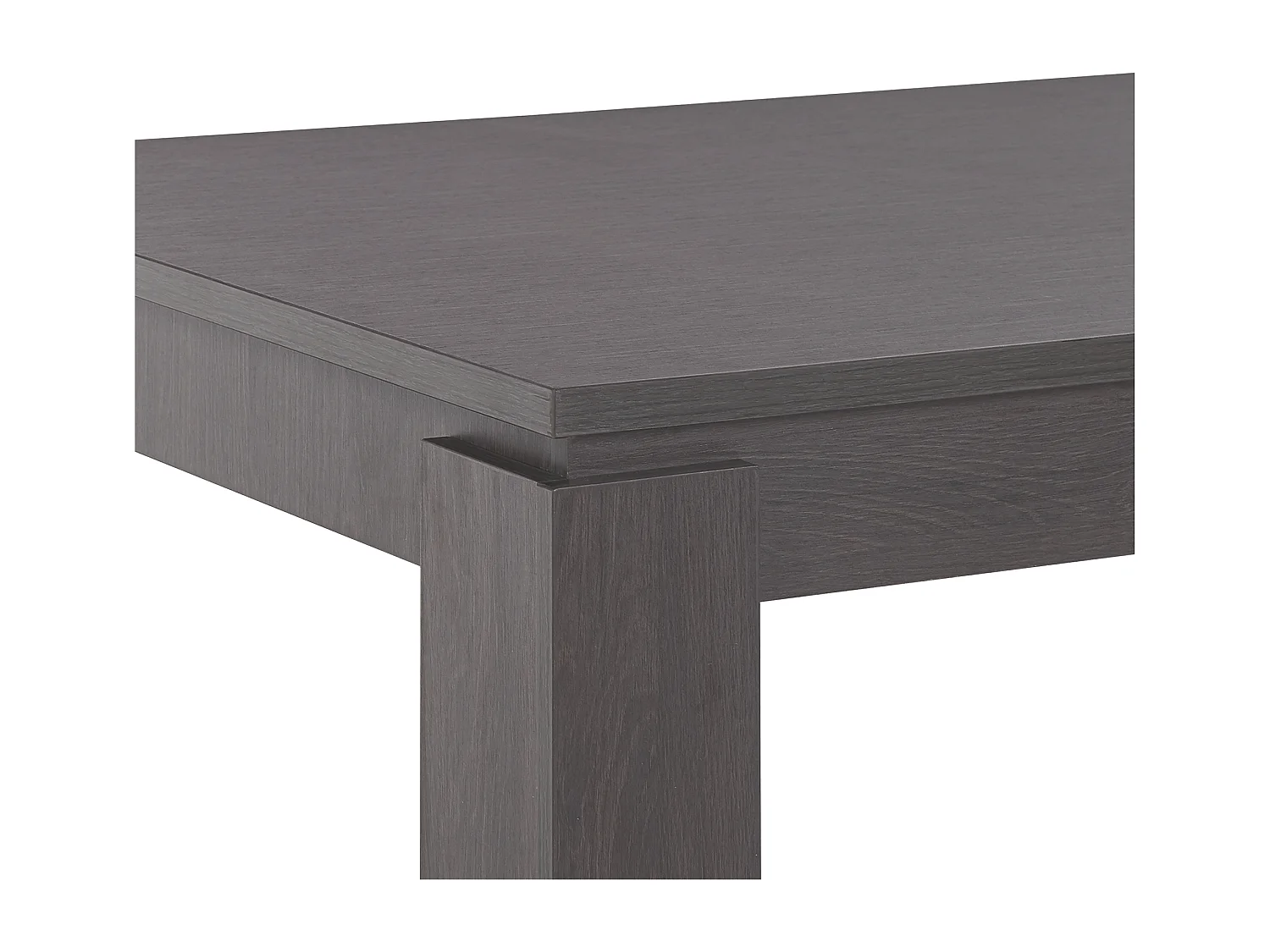 Praktischer Esszimmertisch dunkler Holzfarbton 180x90x78 cm für 6 Personen Viton