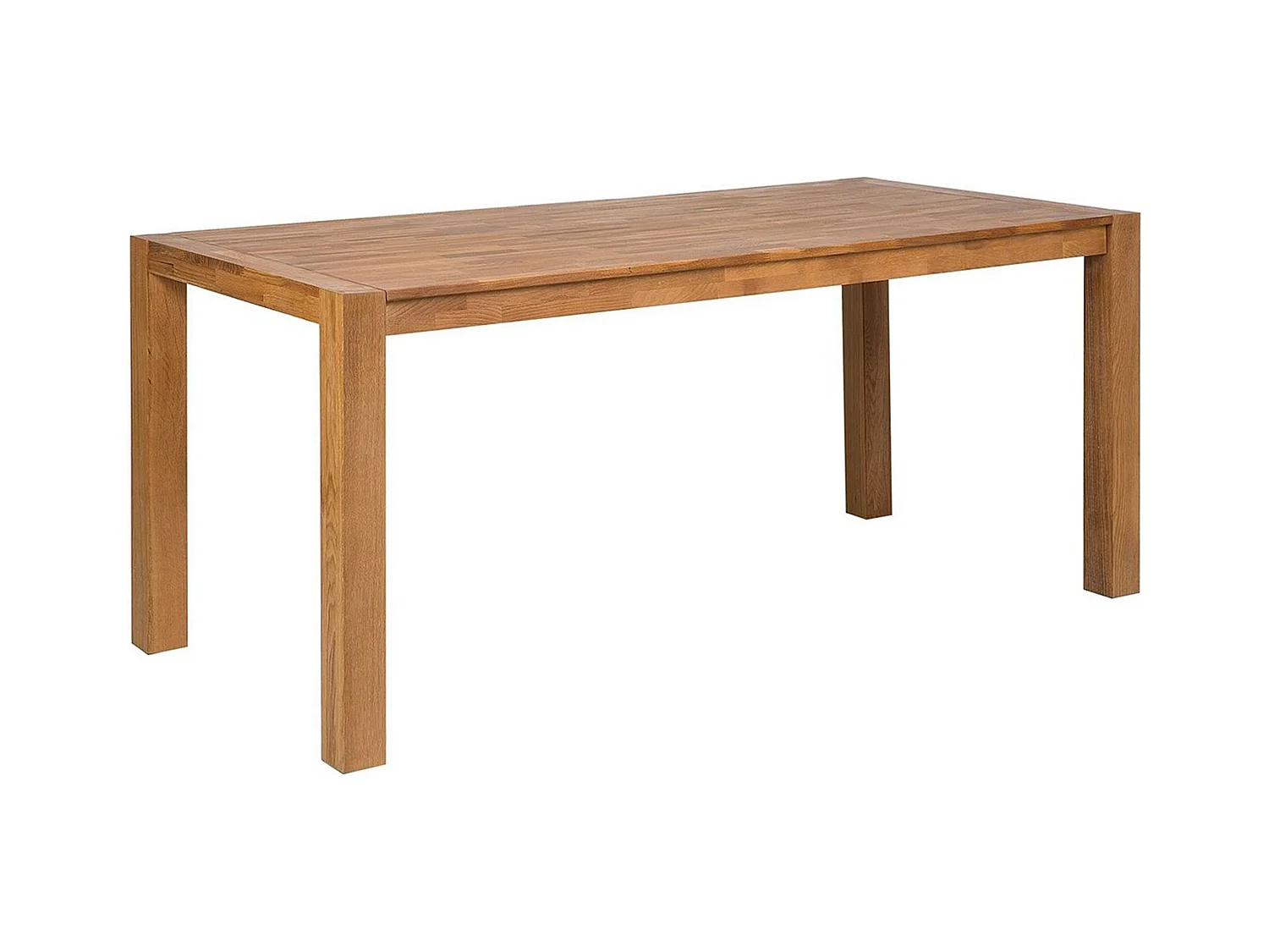 Table de repas NATURA Marron clair 150 cm 85 cm Bois de chêne