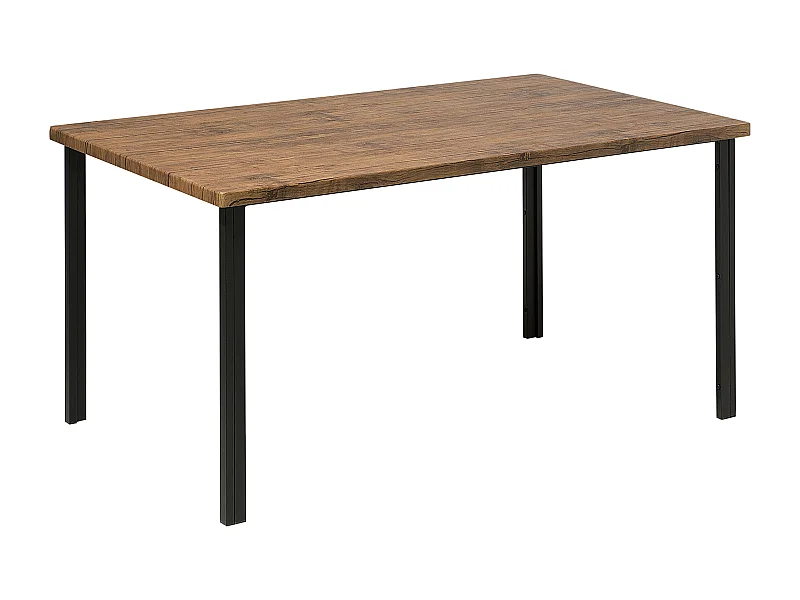 Table de repas LAREDO Marron foncé 150 cm 90 cm