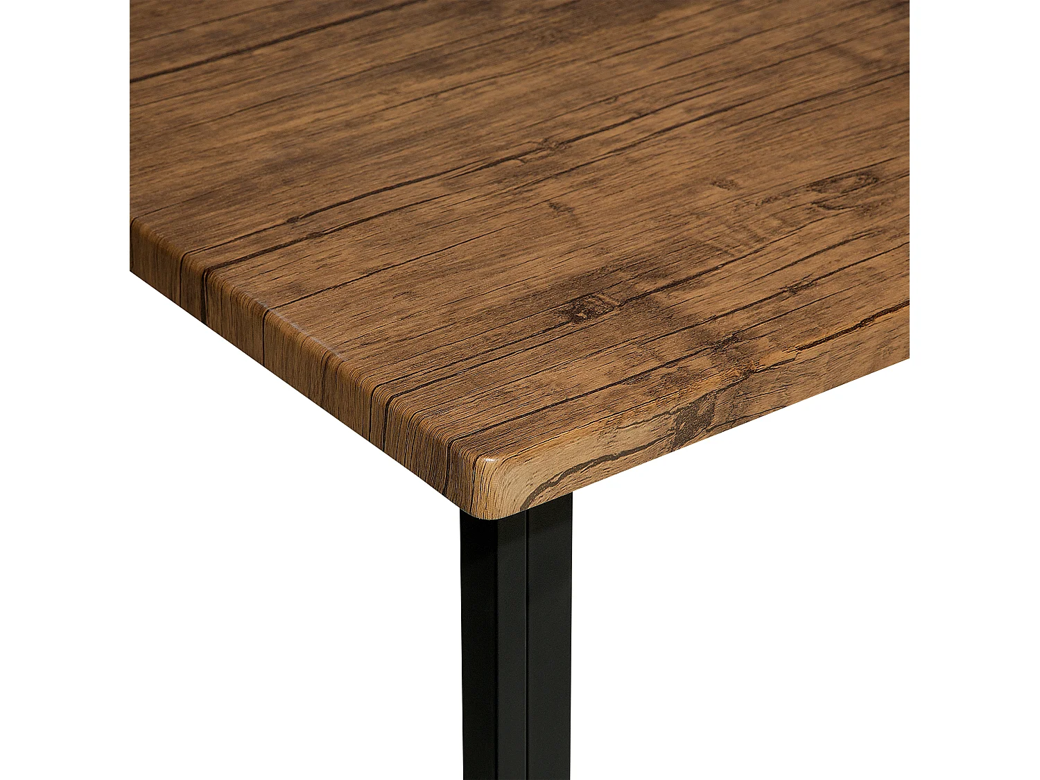 Table de repas LAREDO Marron foncé 150 cm 90 cm
