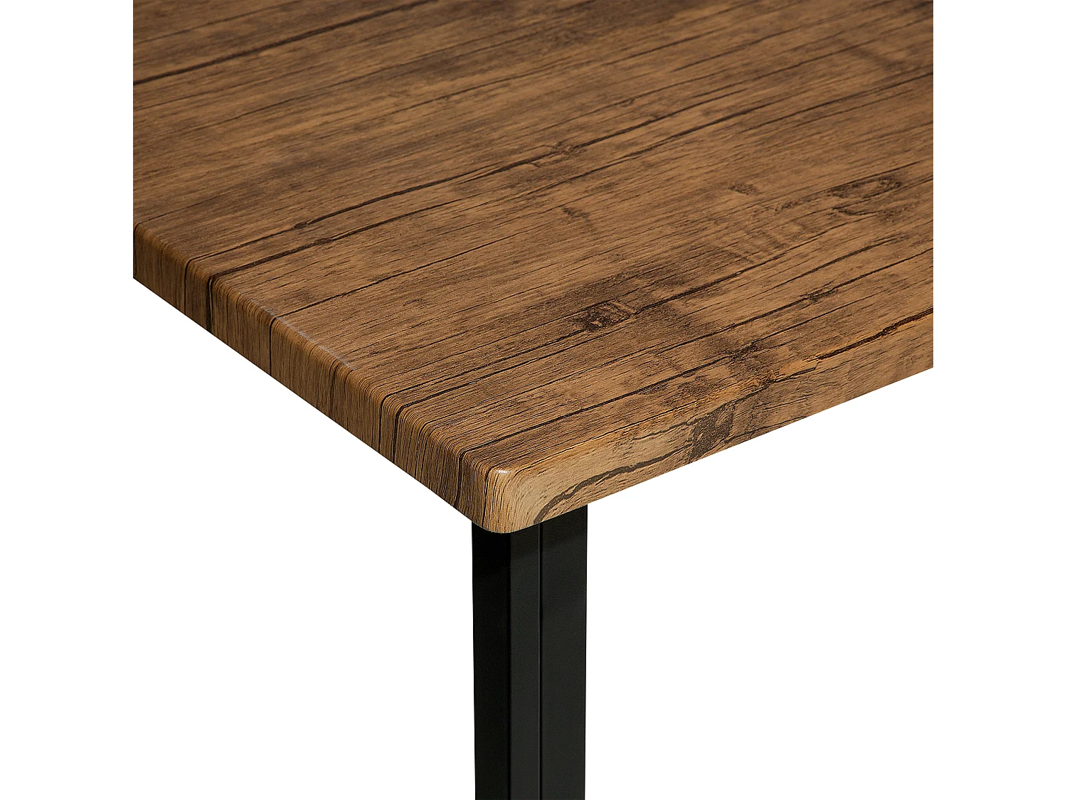 Table de repas LAREDO Marron foncé 150 cm 90 cm