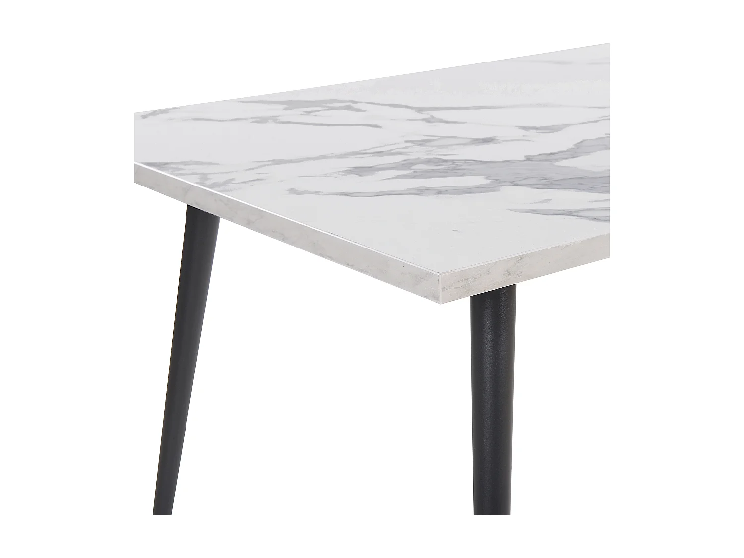 Tavolo da pranzo SANTIAGO Bianco 120 cm 80 cm