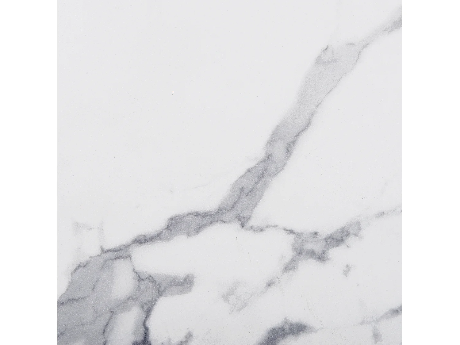 Table de repas SANTIAGO Marbre blanc 120 cm 80 cm