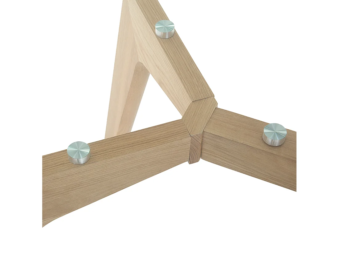 Table de repas HUDSON Transparent 180 cm 90 cm Verre de sécurité