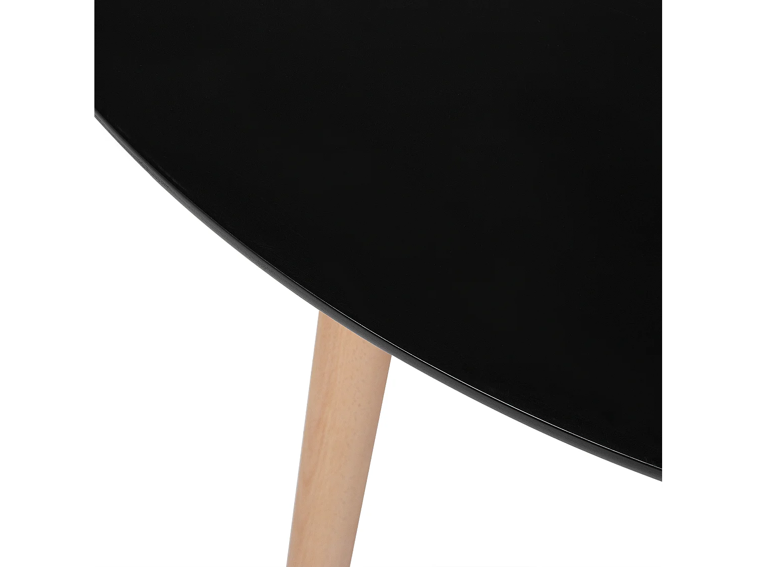 Mesa de jantar BOVIO Preto 120 cm 120 cm