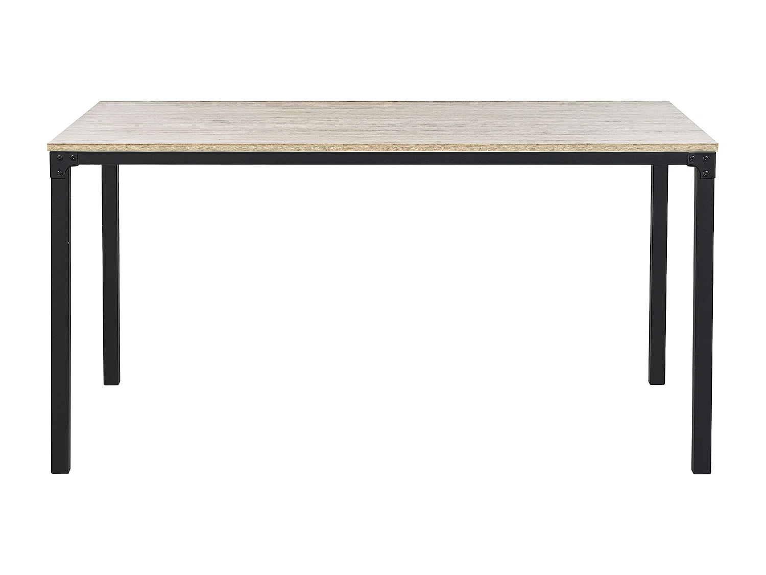 Mesa de jantar HOCKLEY Castanho claro 150 cm 90 cm