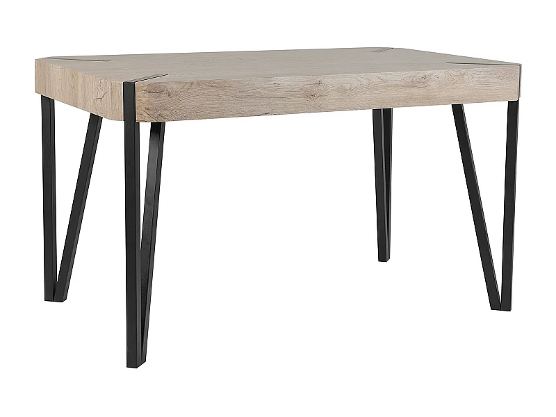 Table de repas CAMBELL Taupe 130 cm 80 cm