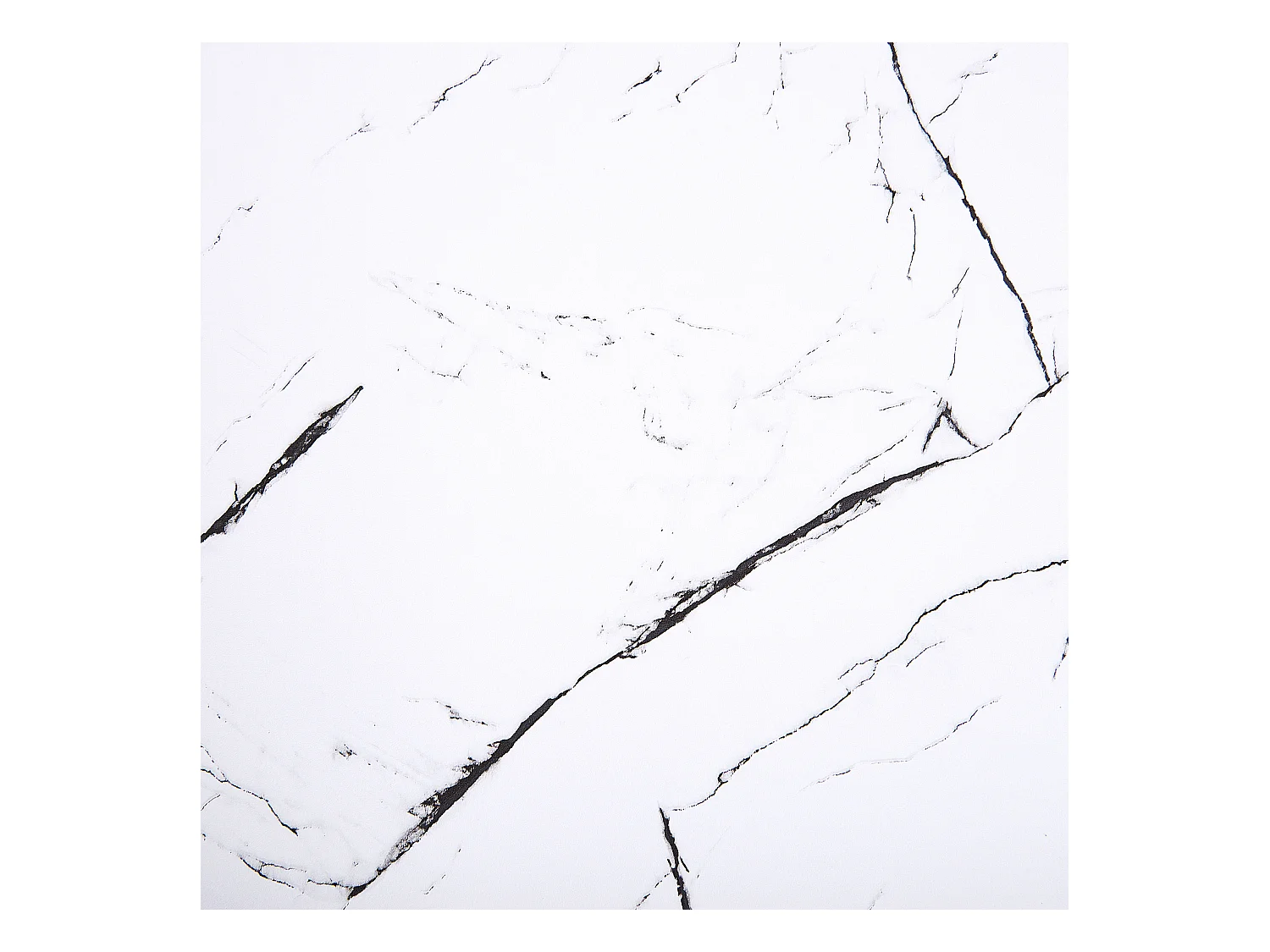 Eettafel MOLDEN Wit/goud 150 cm 80 cm