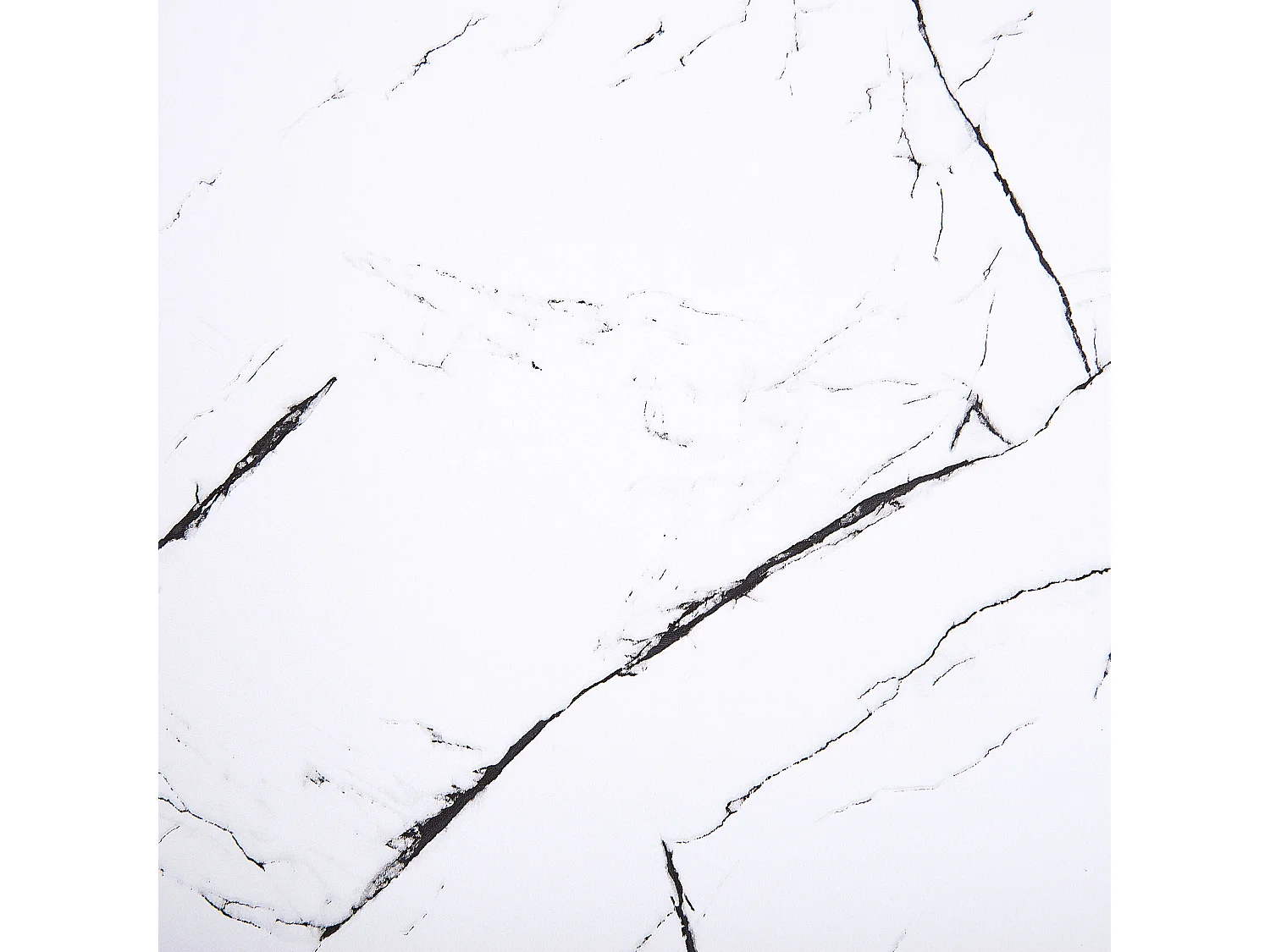 Eettafel MOLDEN Wit/goud 150 cm 80 cm