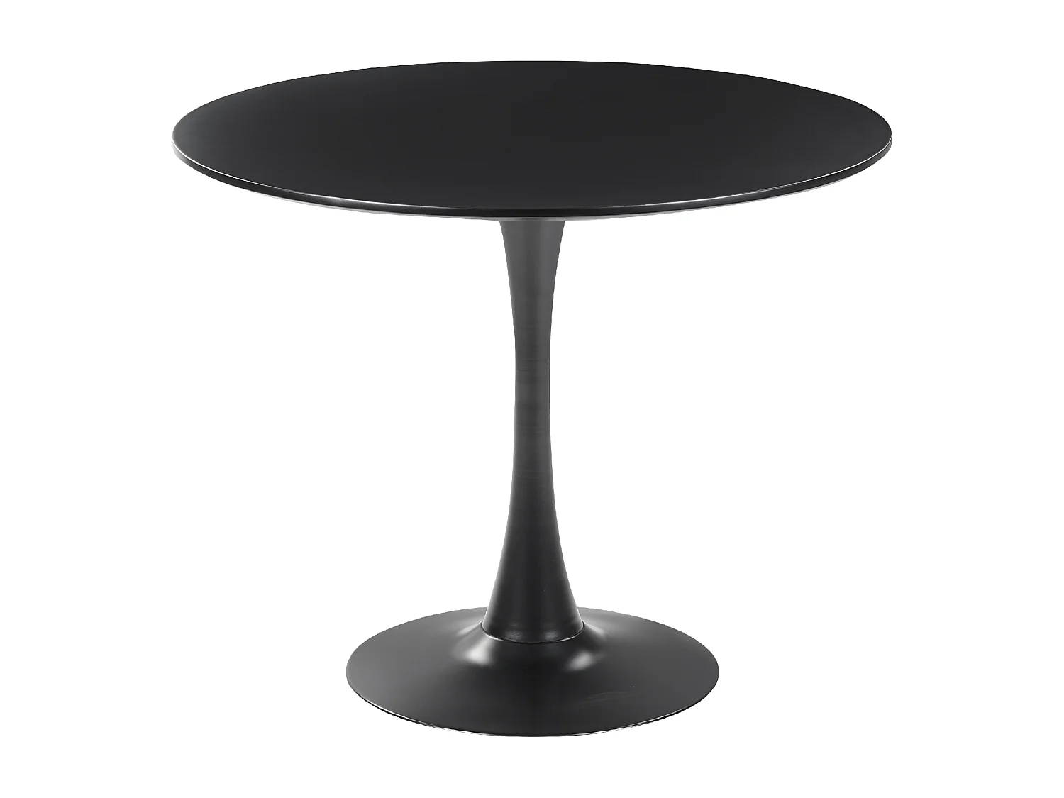 Tavolo da pranzo BOCA Nero 90 cm 90 cm