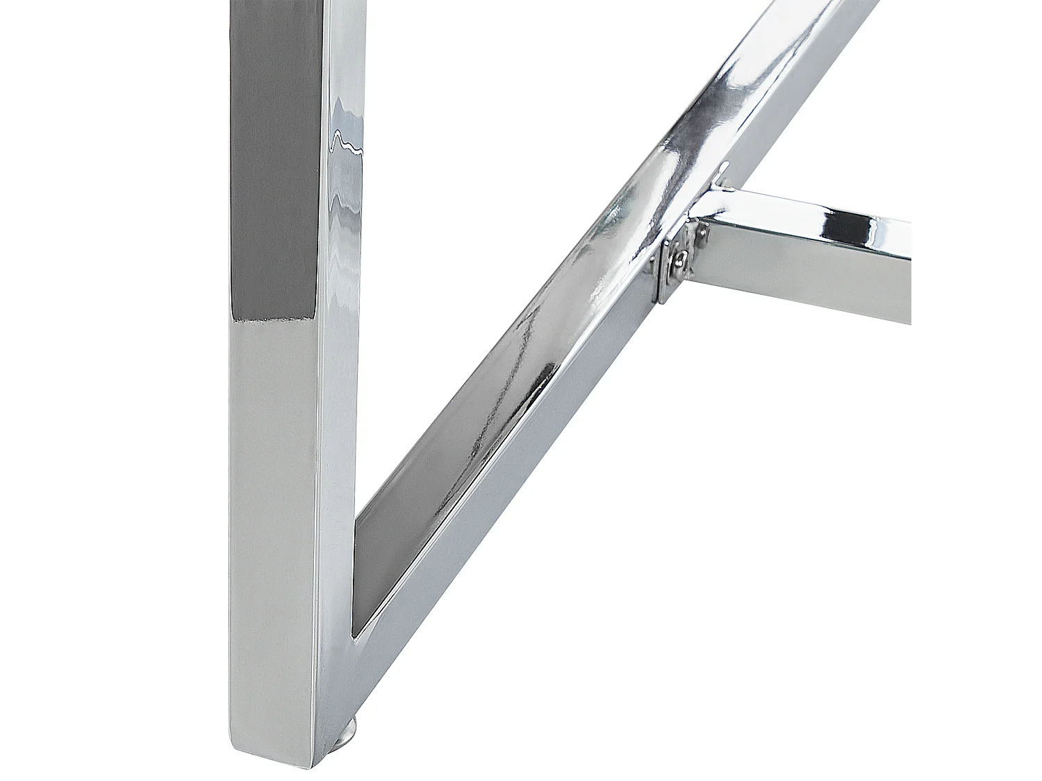 Table de repas ENVIA Argenté 160 cm 90 cm Verre de sécurité