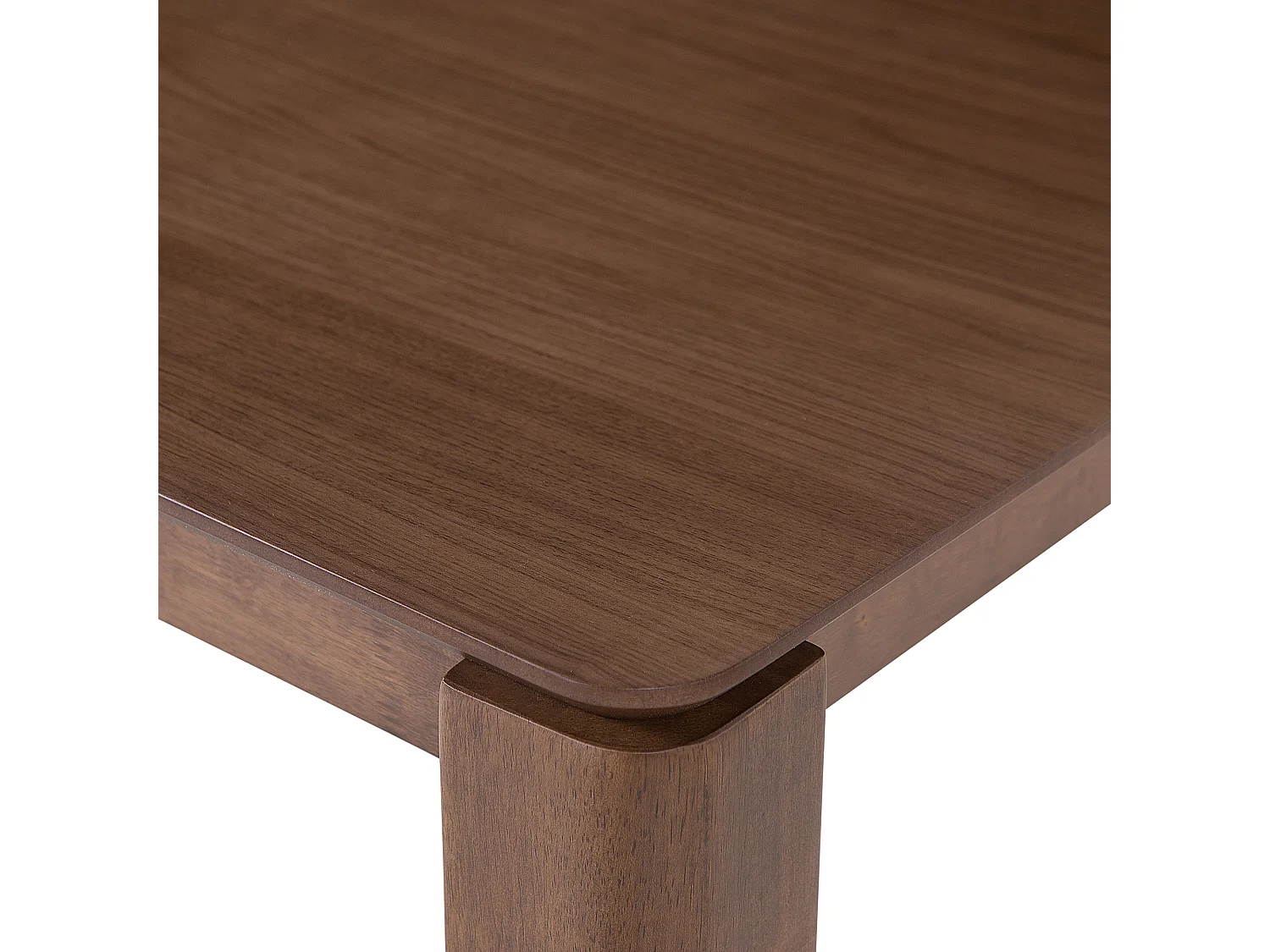 Table de repas LOTTIE Noyer foncé 160 cm 90 cm