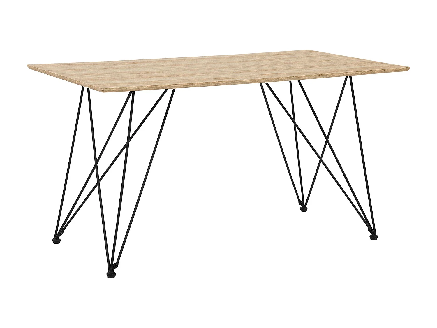 Table de repas KENTON Marron clair 140 cm 80 cm