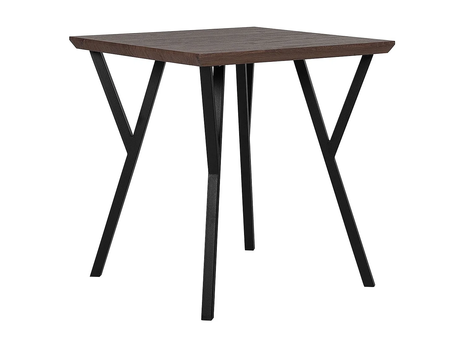 Table de repas BRAVO Marron foncé 70 cm 70 cm