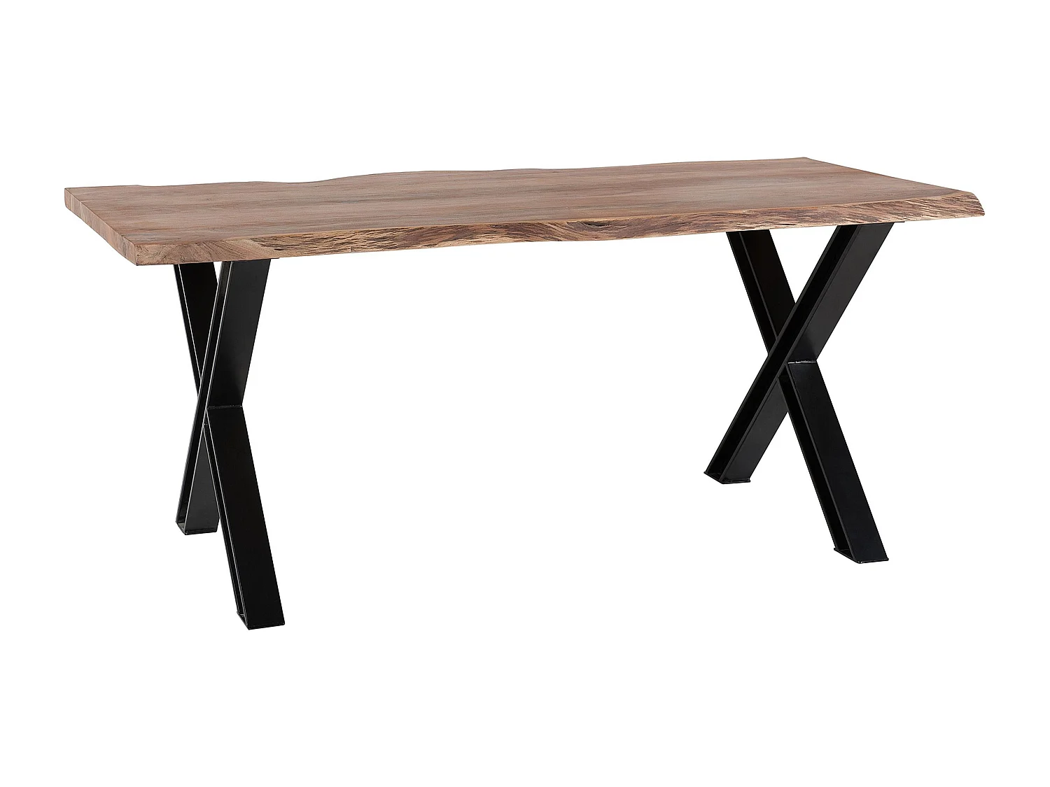 Mesa de comedor BROOKE Marrón claro 180 cm 95 cm Madera de acacia