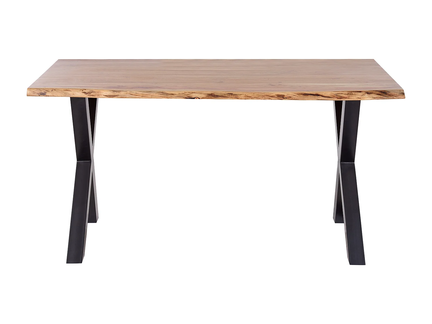 Mesa de comedor BROOKE Marrón claro 180 cm 95 cm Madera de acacia