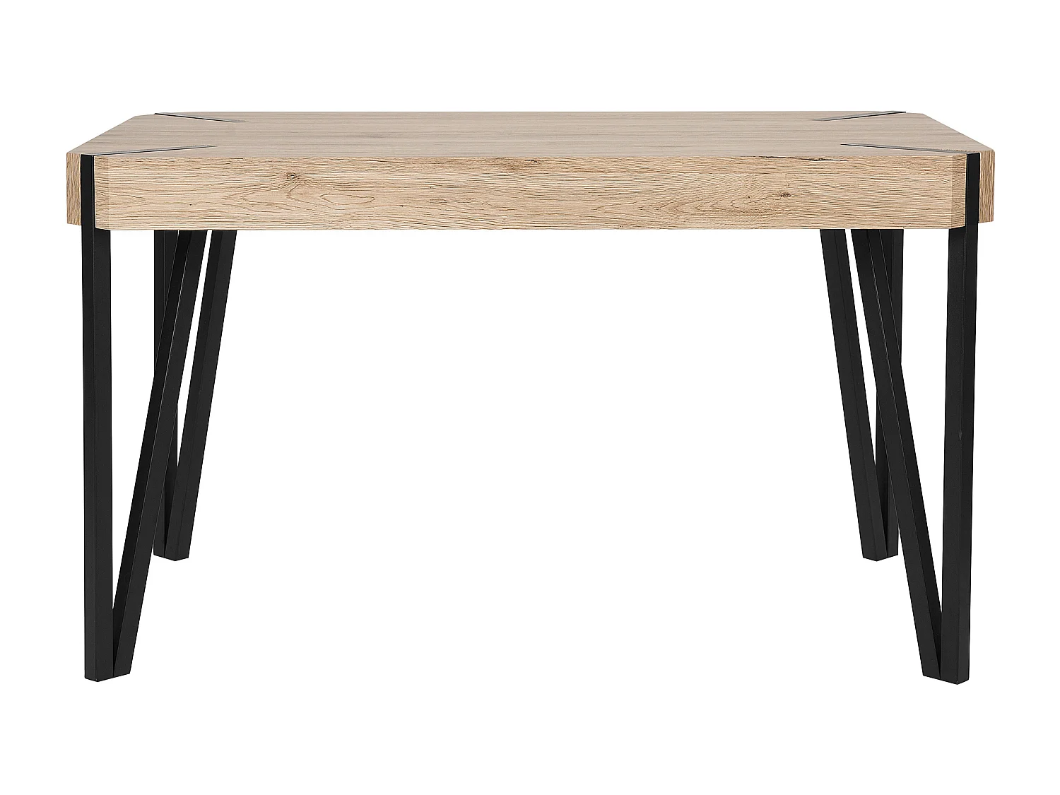 Table de repas CAMBELL Marron clair 130 cm 80 cm