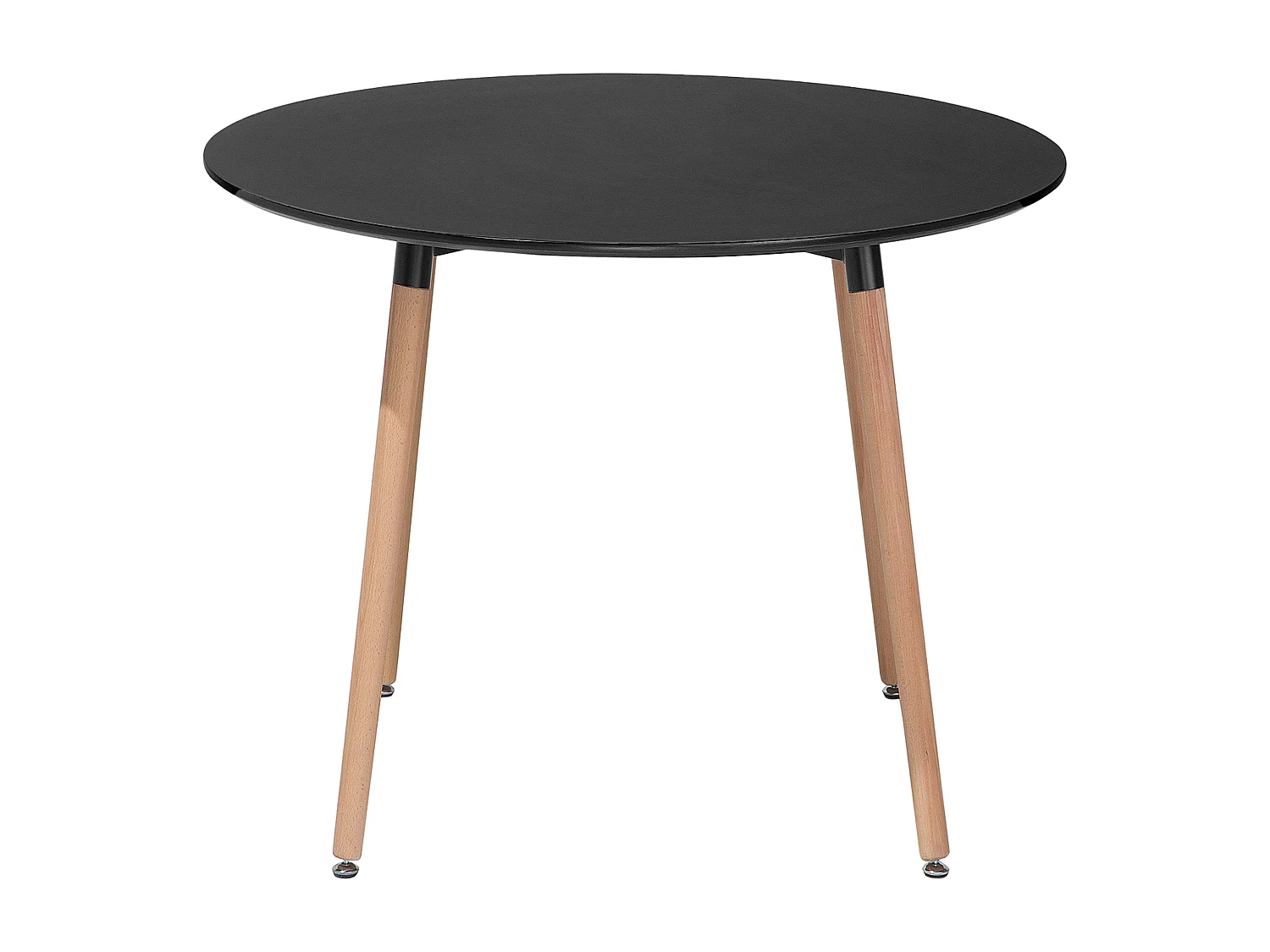 Table de repas BOVIO Noir 90 cm 90 cm