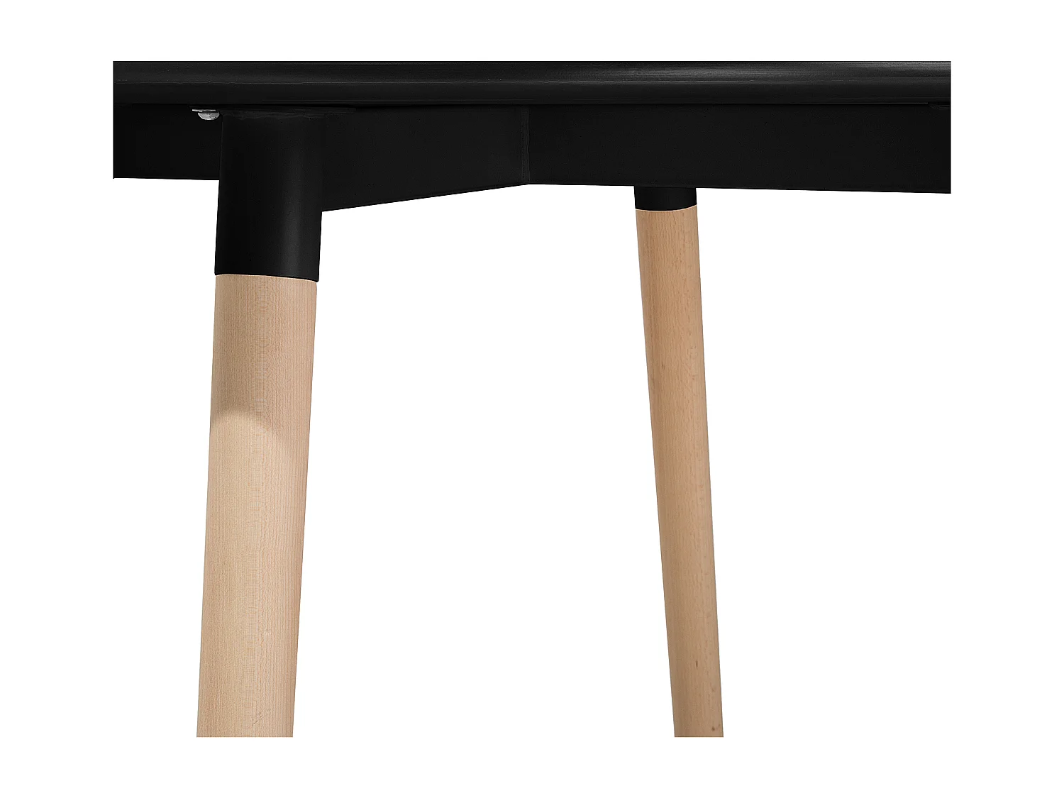Table de repas BOVIO Noir 90 cm 90 cm