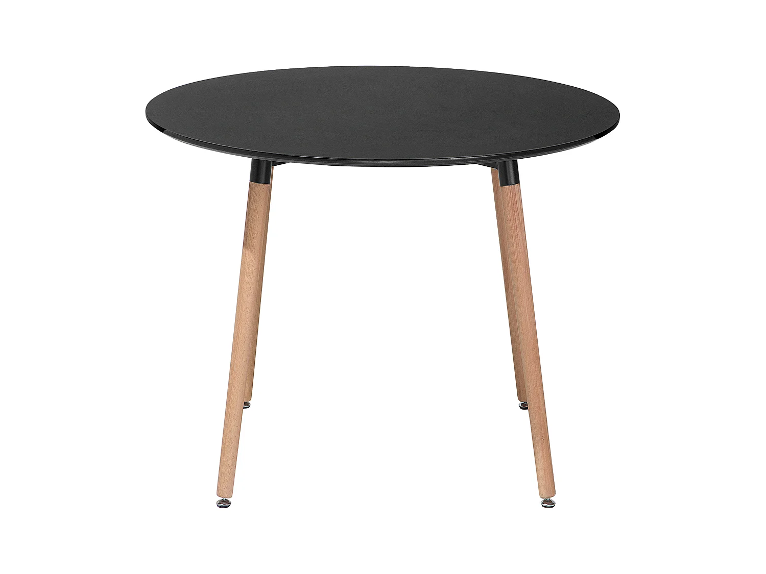 Table de repas BOVIO Noir 90 cm 90 cm