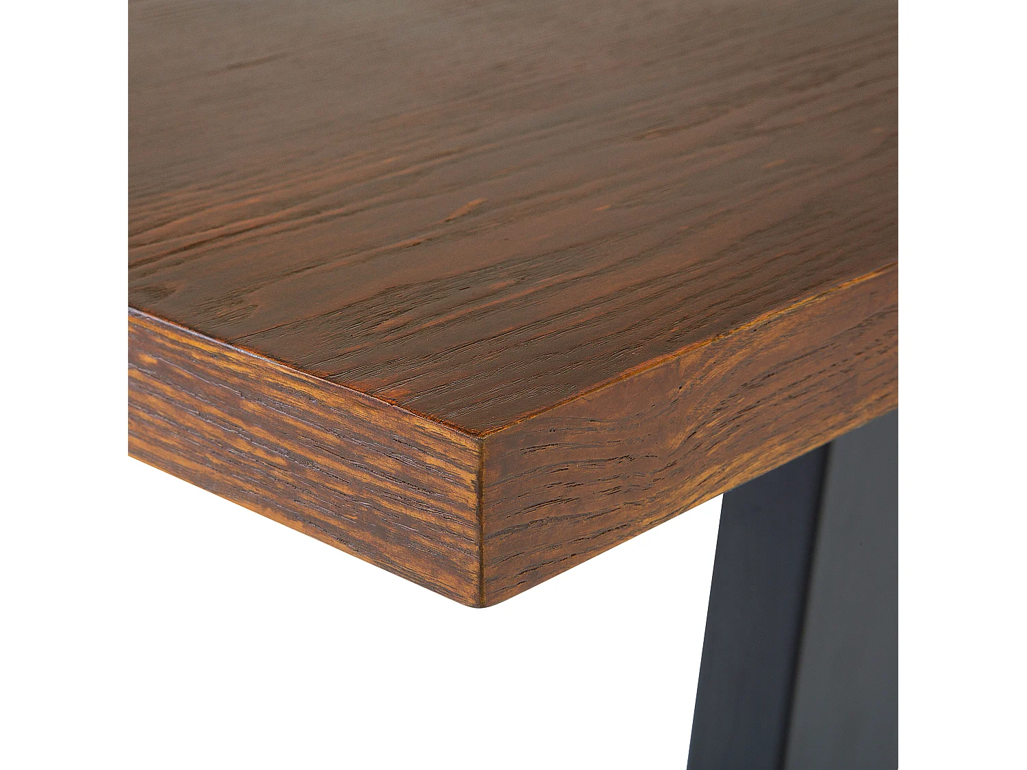 Eettafel AUSTIN Donker walnoothout 160 cm 90 cm