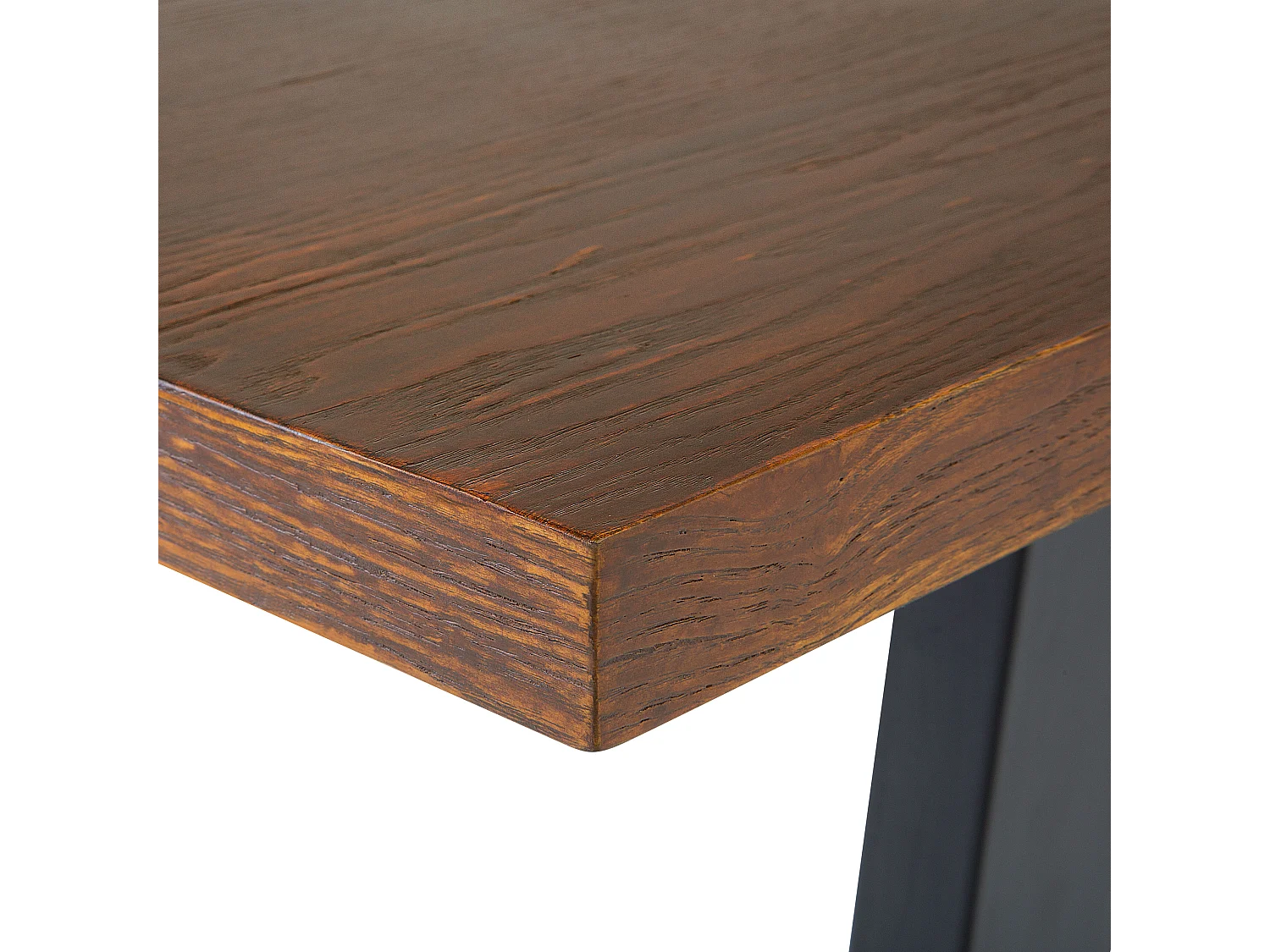 Eettafel AUSTIN Donker walnoothout 160 cm 90 cm