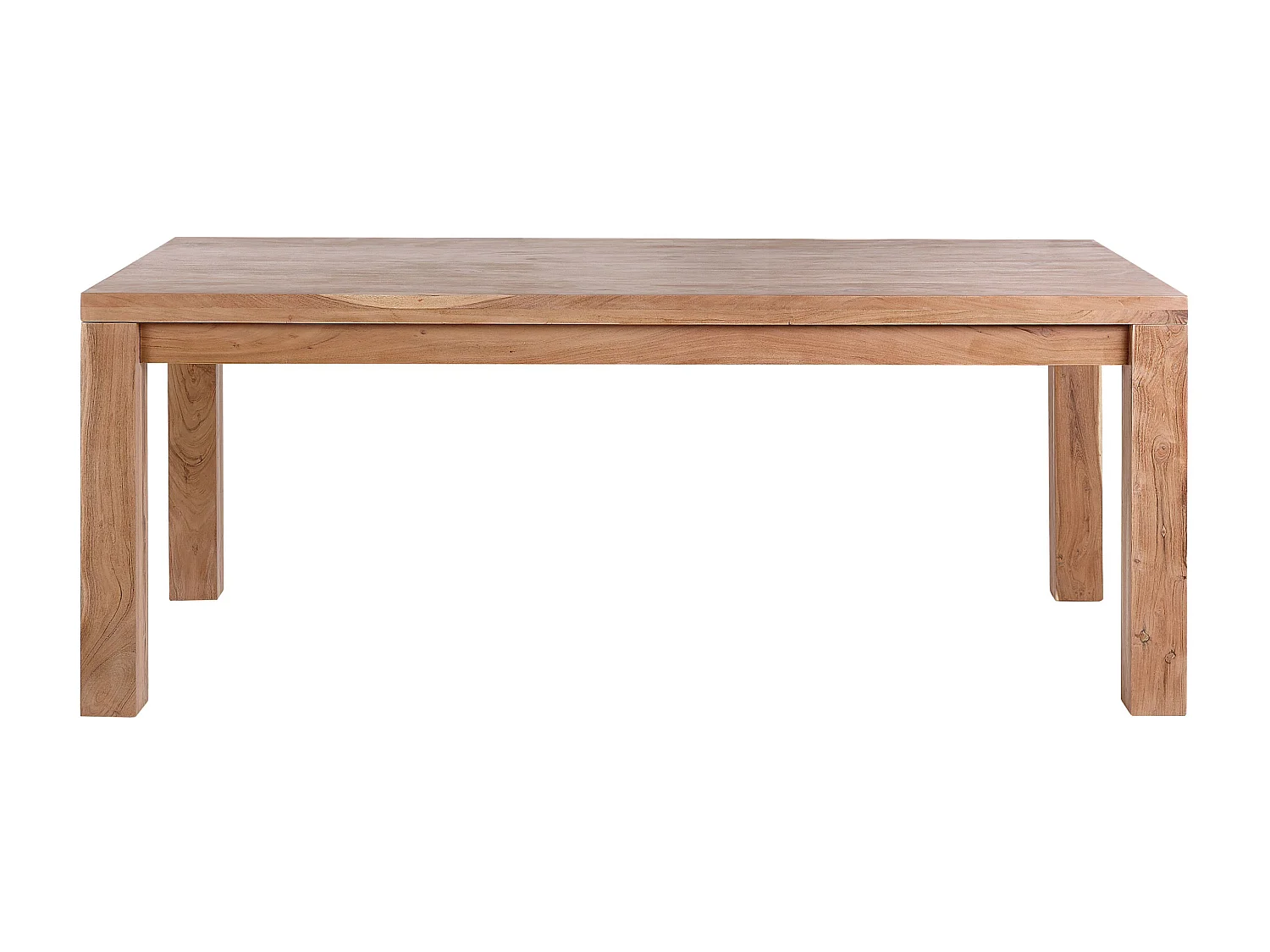 Tavolo da pranzo legno chiaro 180 x 90 cm TESA