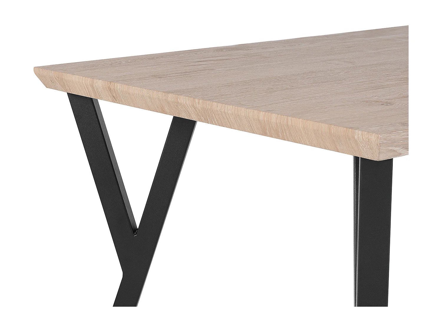 Mesa de jantar BRAVO Castanho claro 140 cm 80 cm