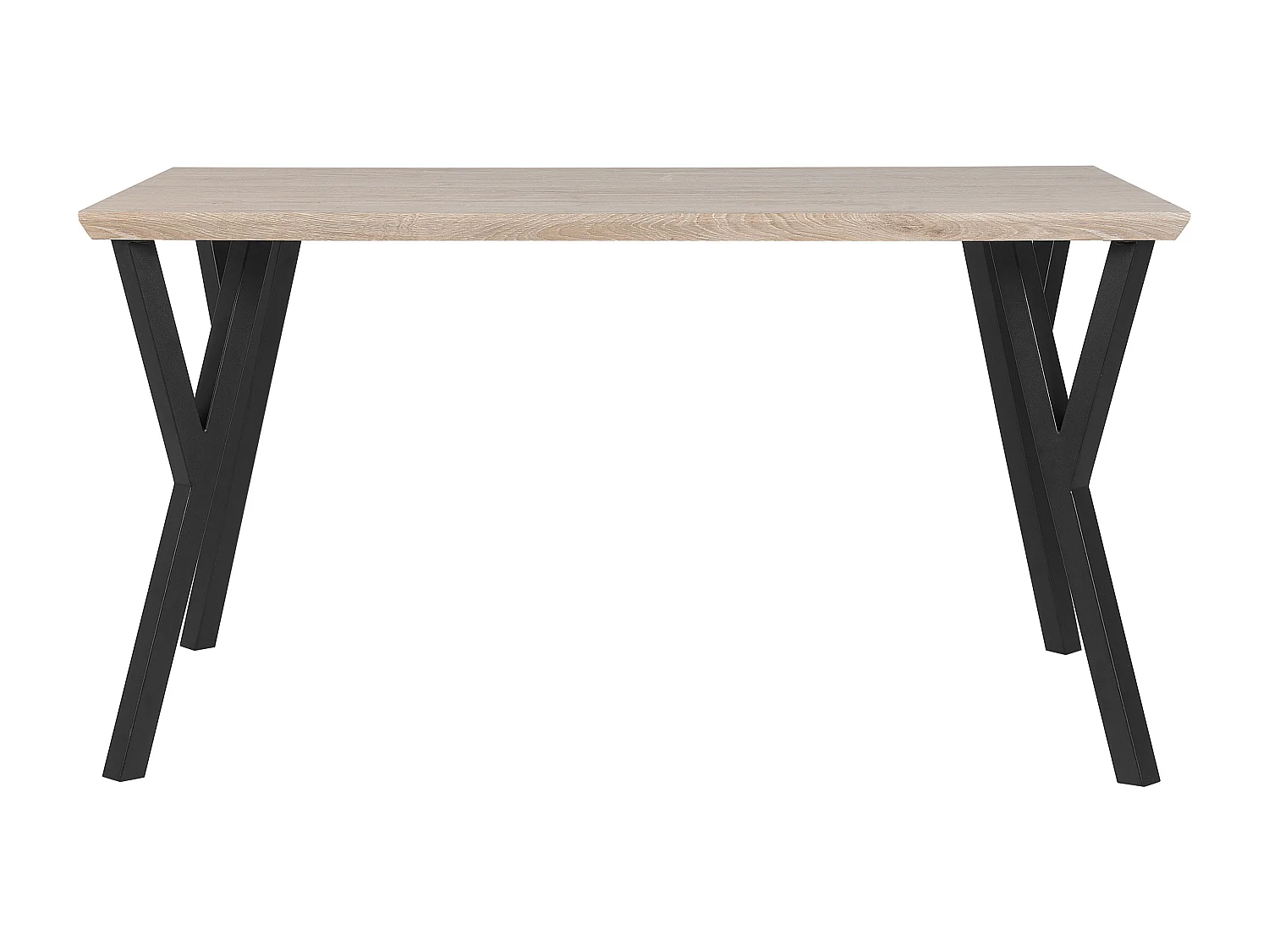 Eettafel BRAVO Lichtbruin 140 cm 80 cm