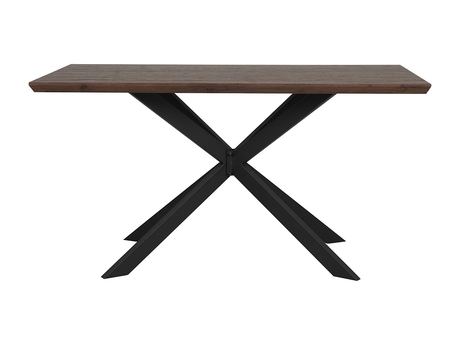 Table de repas SPECTRA Marron foncé 140 cm 80 cm
