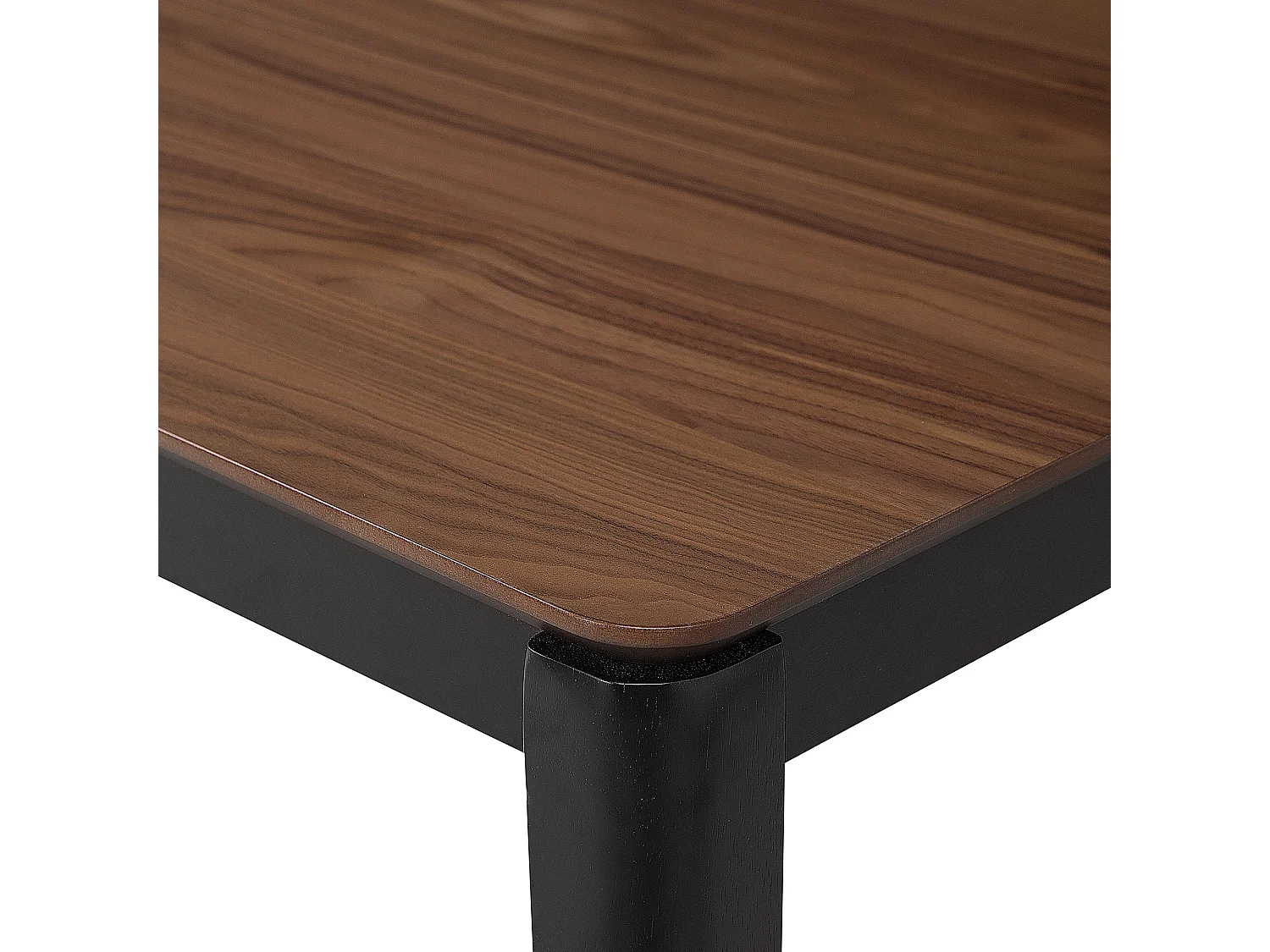 Table de repas CEDAR Noyer foncé 135 cm 80 cm