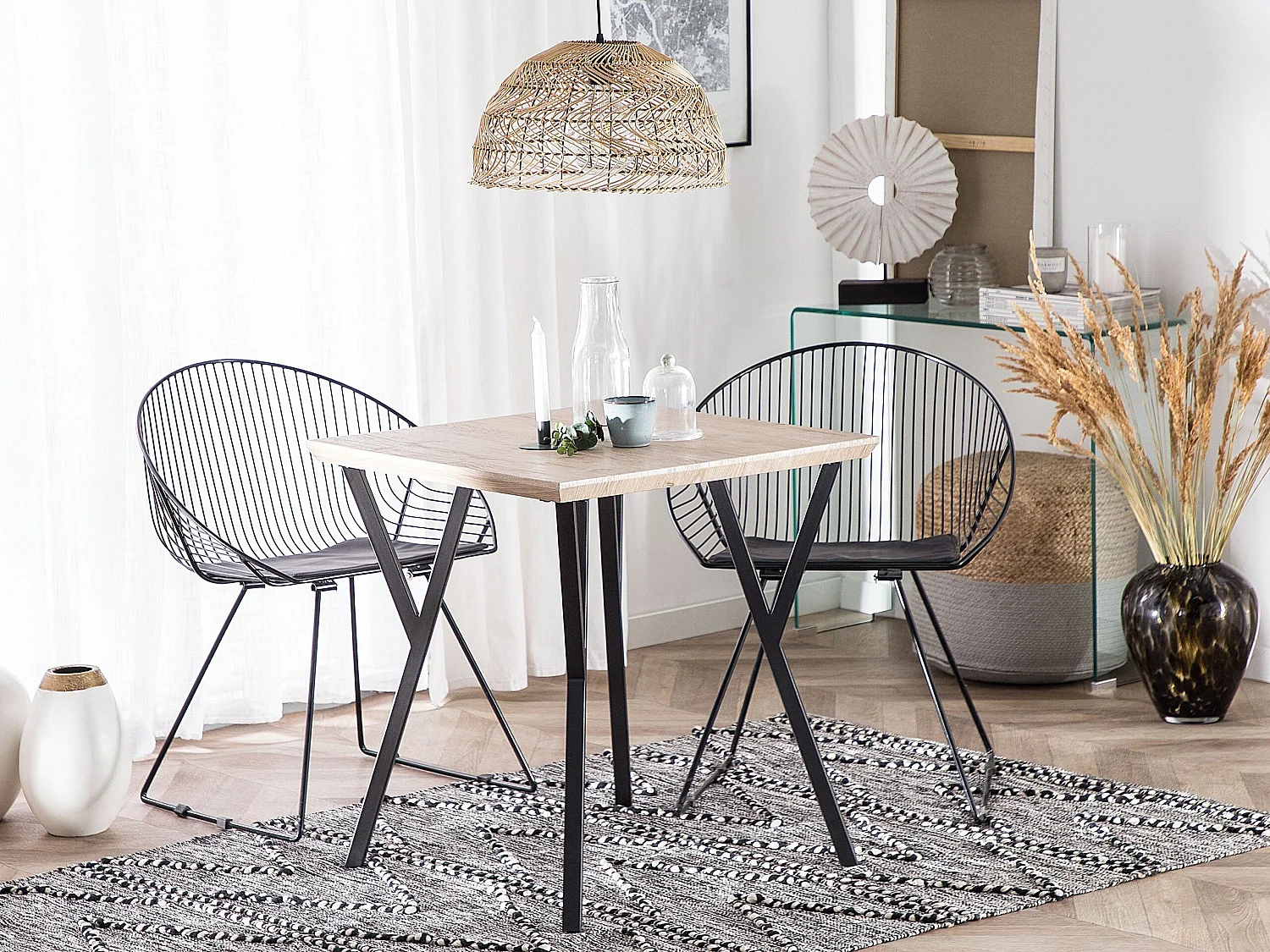 Table de repas BRAVO Marron clair 70 cm 70 cm